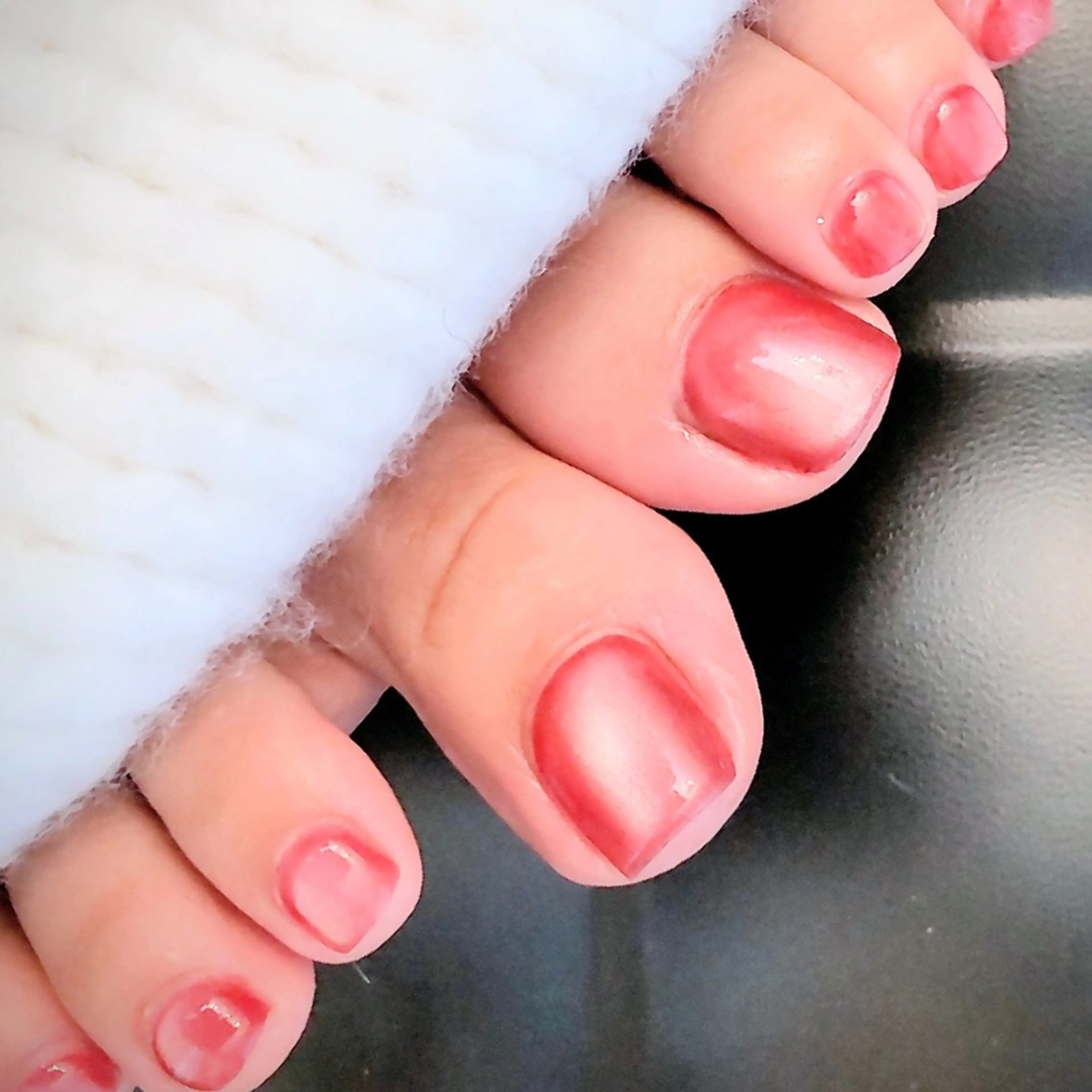 【口コミ価格】秋のフットネイルワンカラー🧡オフケア付きの写真
