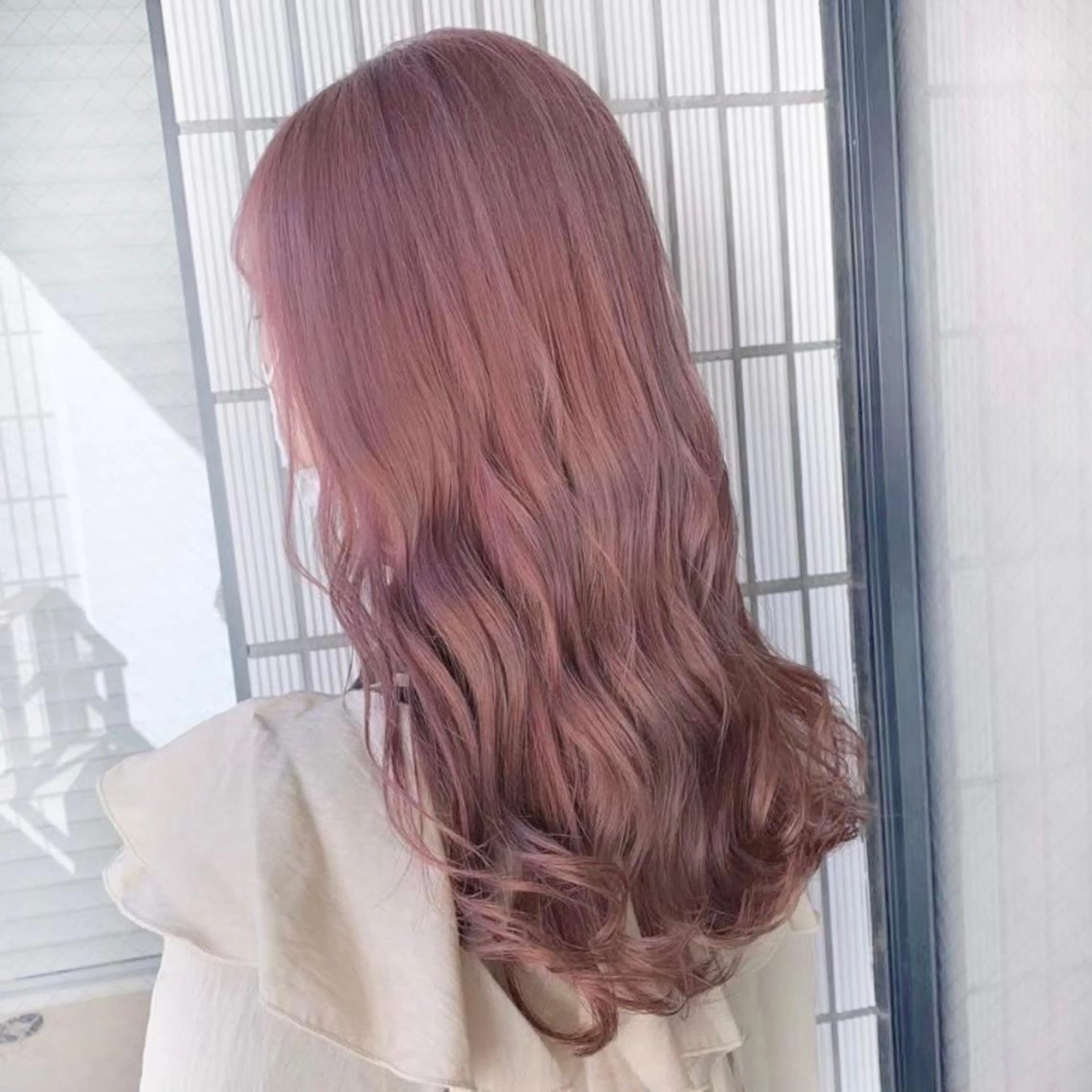 セミロング カラー 💕上野美容師☁ ブリーチ💖サワのヘアスタイル