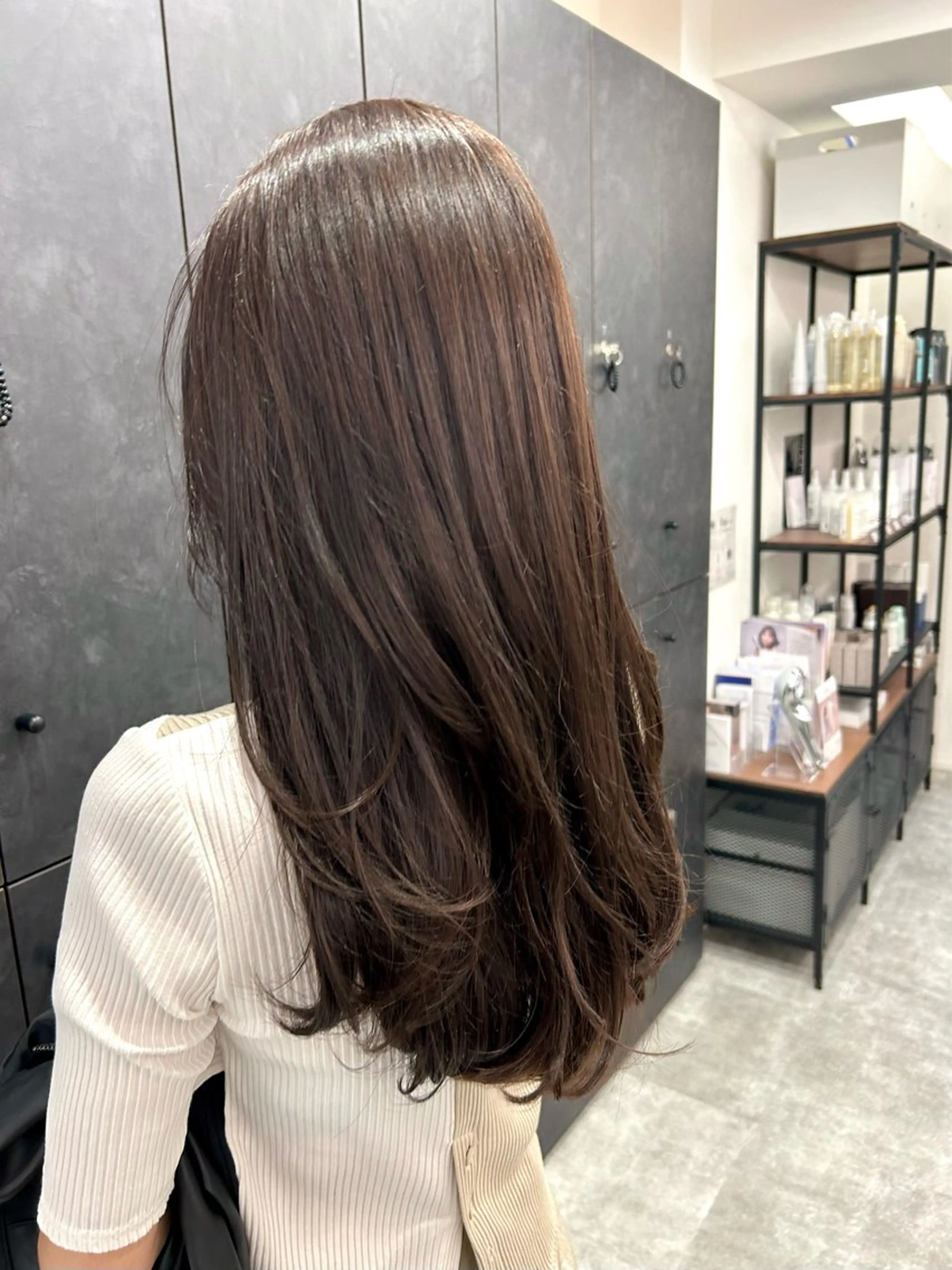 ロング カラー ヘアカラー ヘッドスパ 銀座 キュアリスト/ nanaco🦔のヘアスタイル