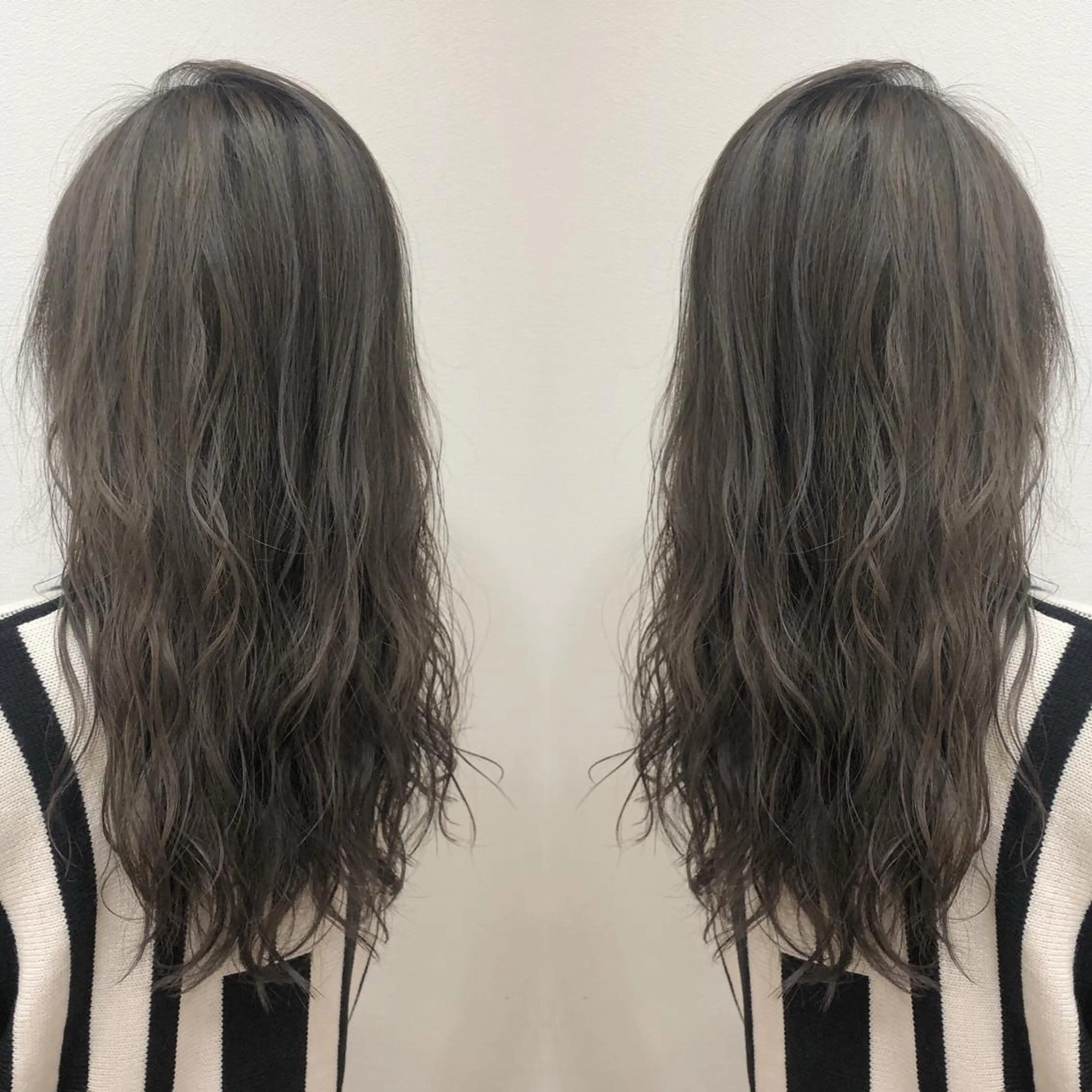 セミロング カラー Elissumeda所属・ブリーチ特化 梅田本多翔のヘアスタイル