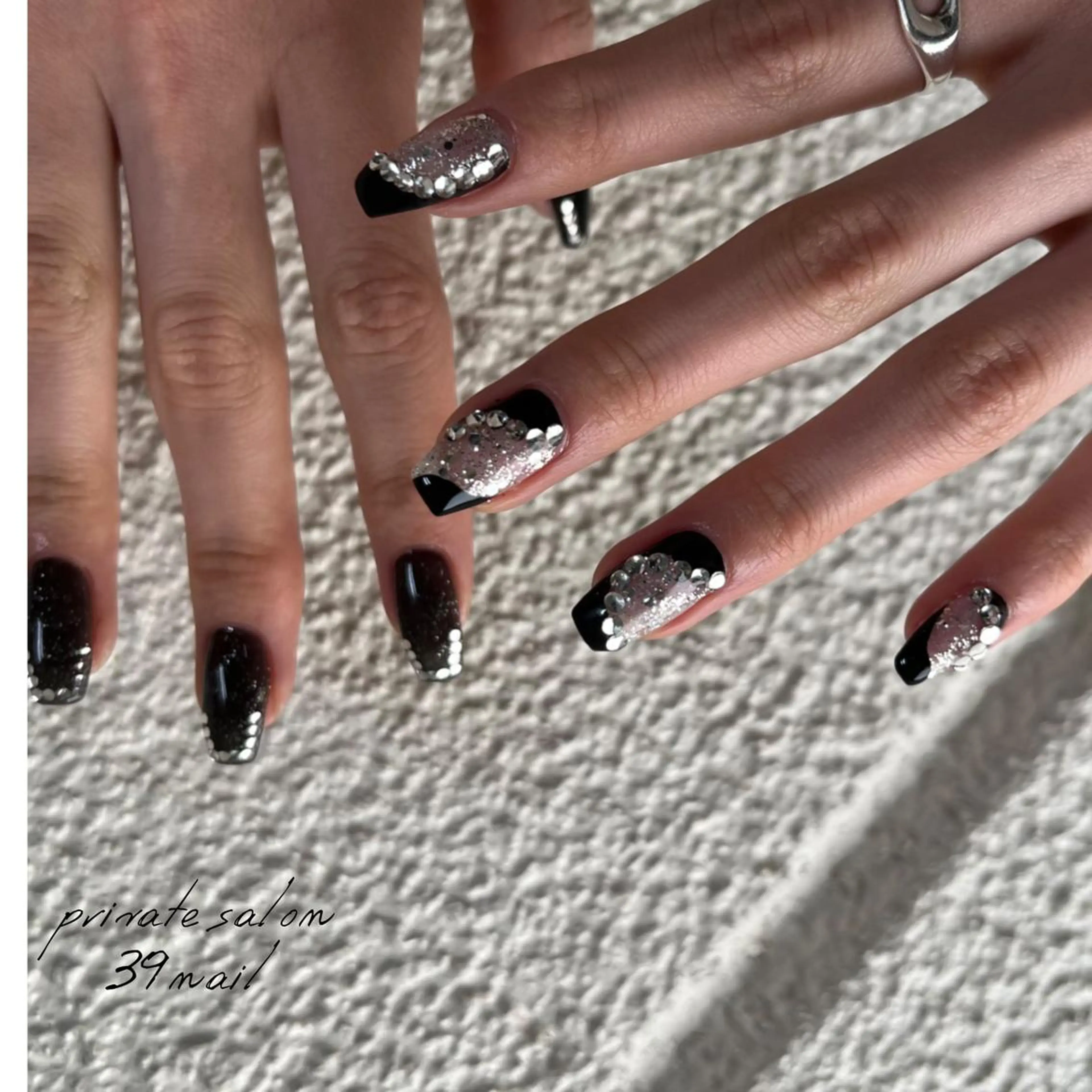 ミディアム ネイル ハンドネイル 京橋 【39nail】のネイルデザイン