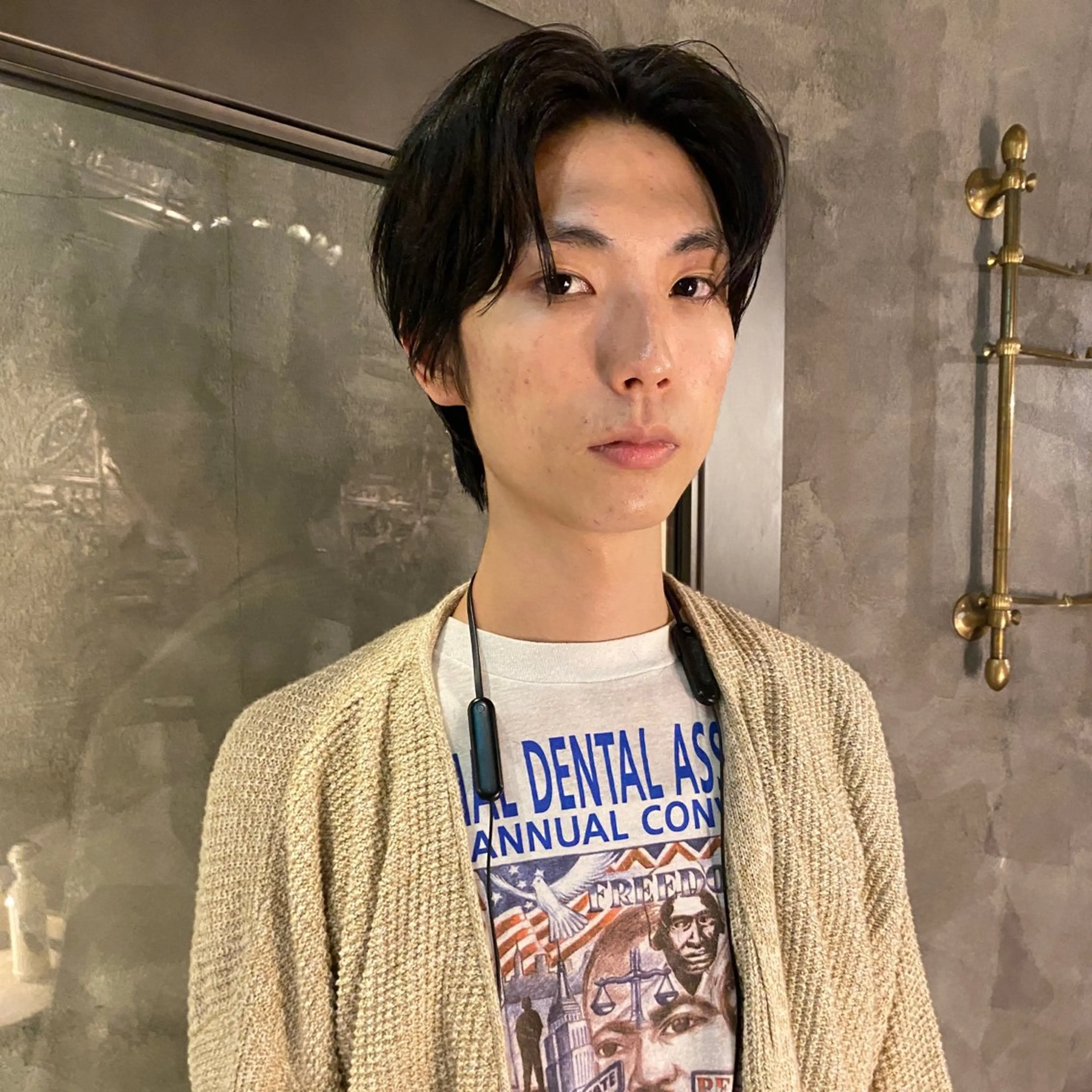 ショート メンズ センターパート カット トリートメント ◽️モードヘア◽️ SHOUTOのヘアスタイル