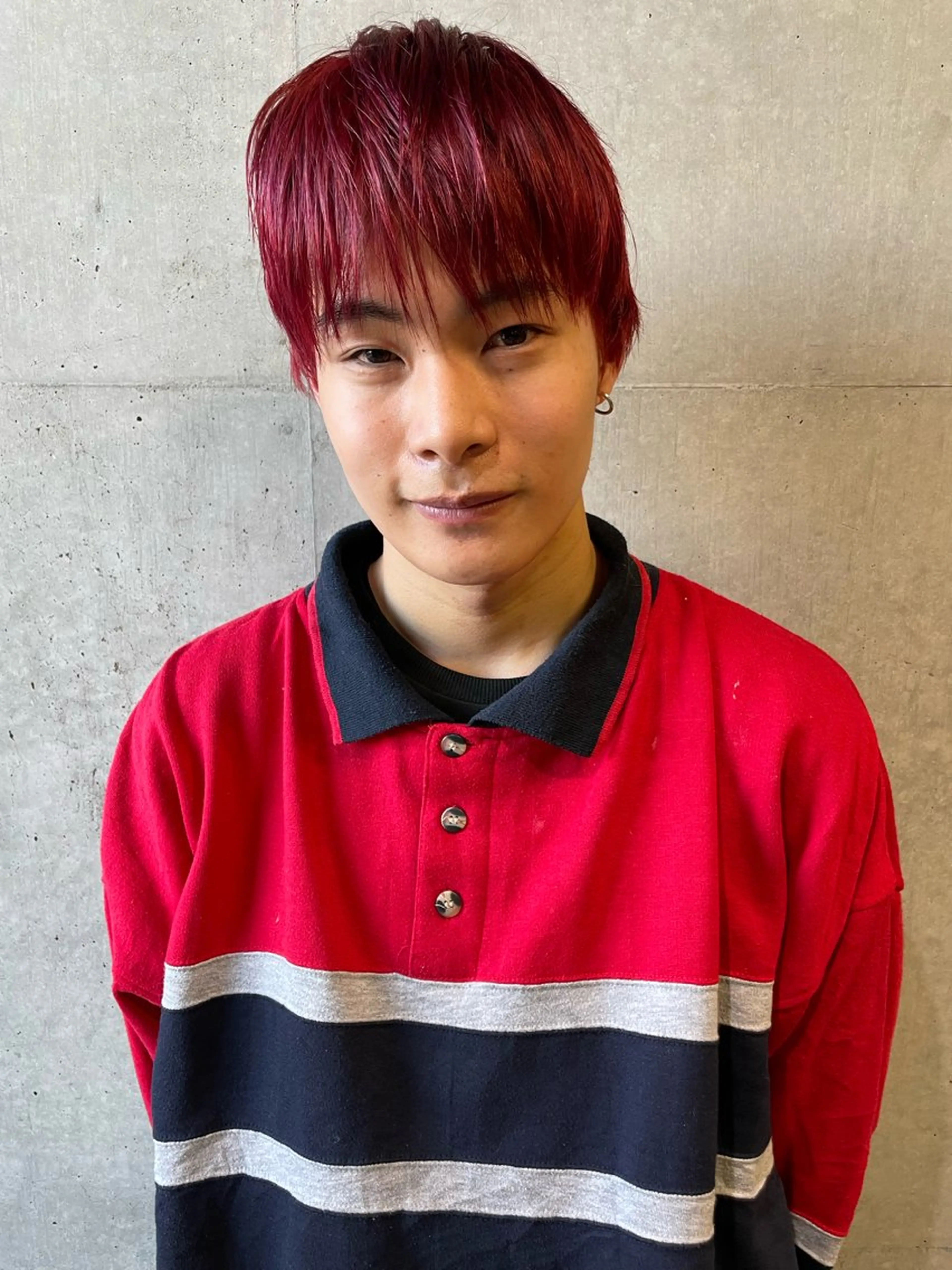 ショート カラー メンズ Nalu pu loa hachi所属・金尾 凜のヘアスタイル
