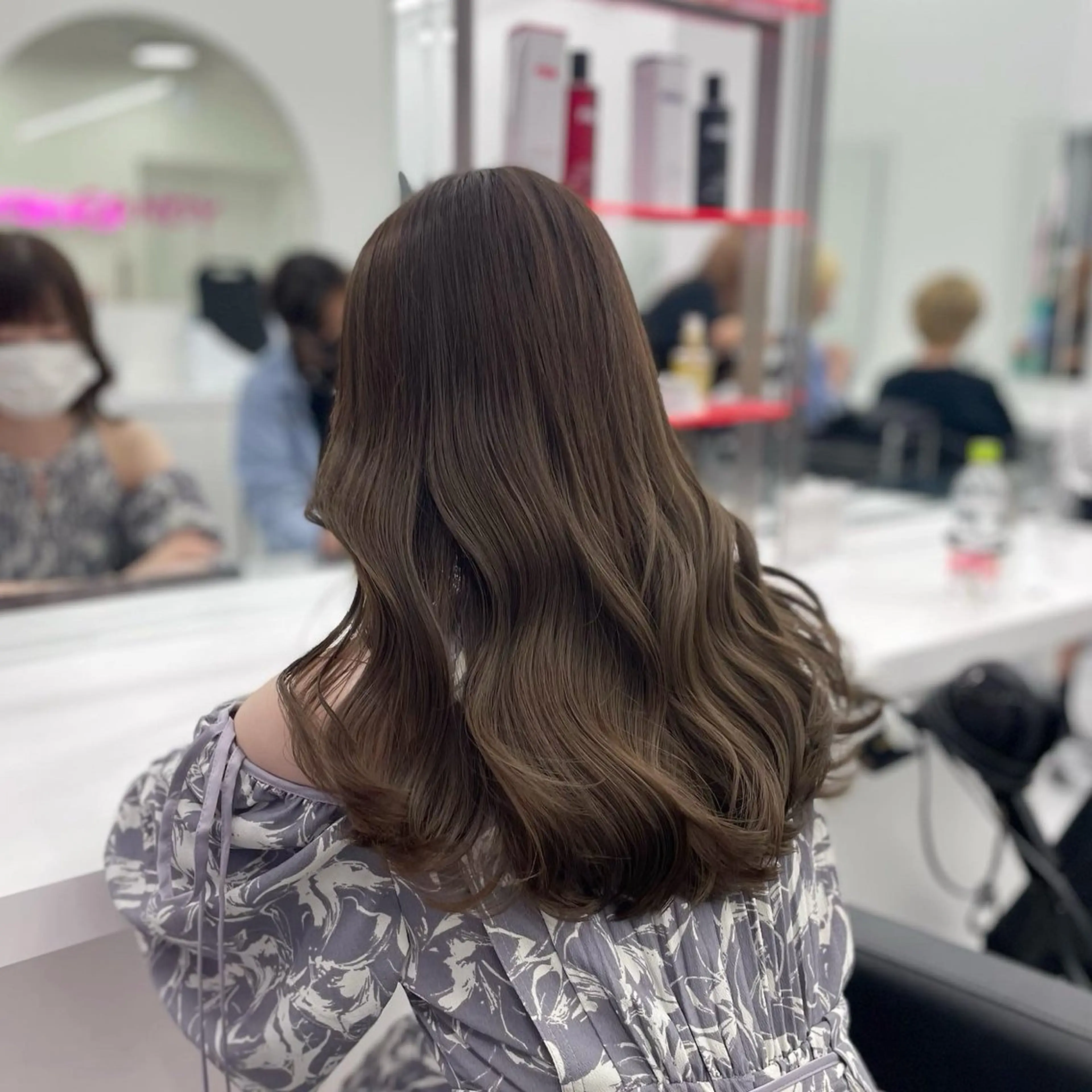 ロング カラー カット ヘアカラー トリートメント ヘアセット GO TODAY SHAiR SALON所属・🤍韓国トレンド ヘア🤍miku🤍のヘアスタイル