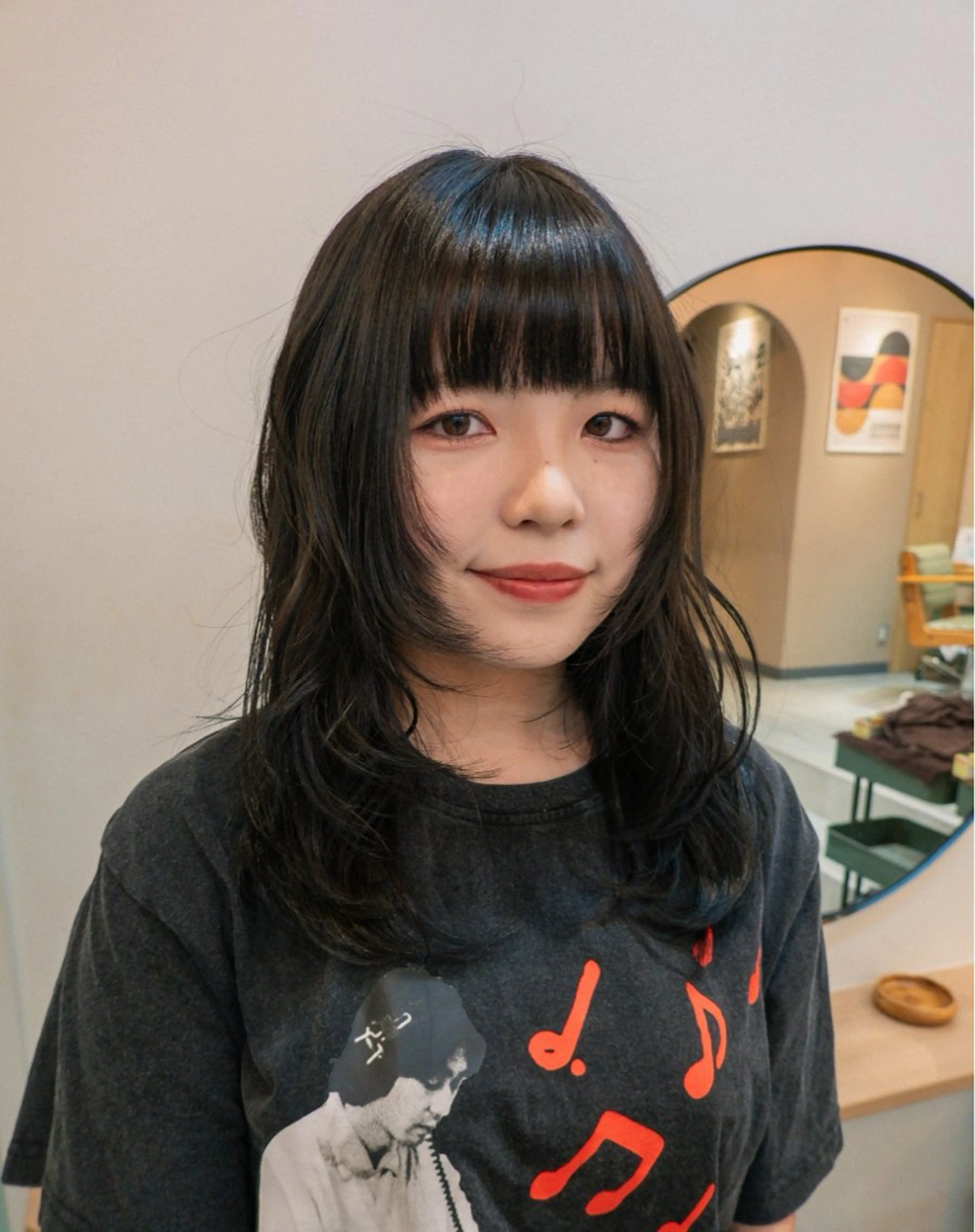 セミロング セミロングパーマ レイヤーカット 🎀 片山 ゆき🎀のヘアスタイル