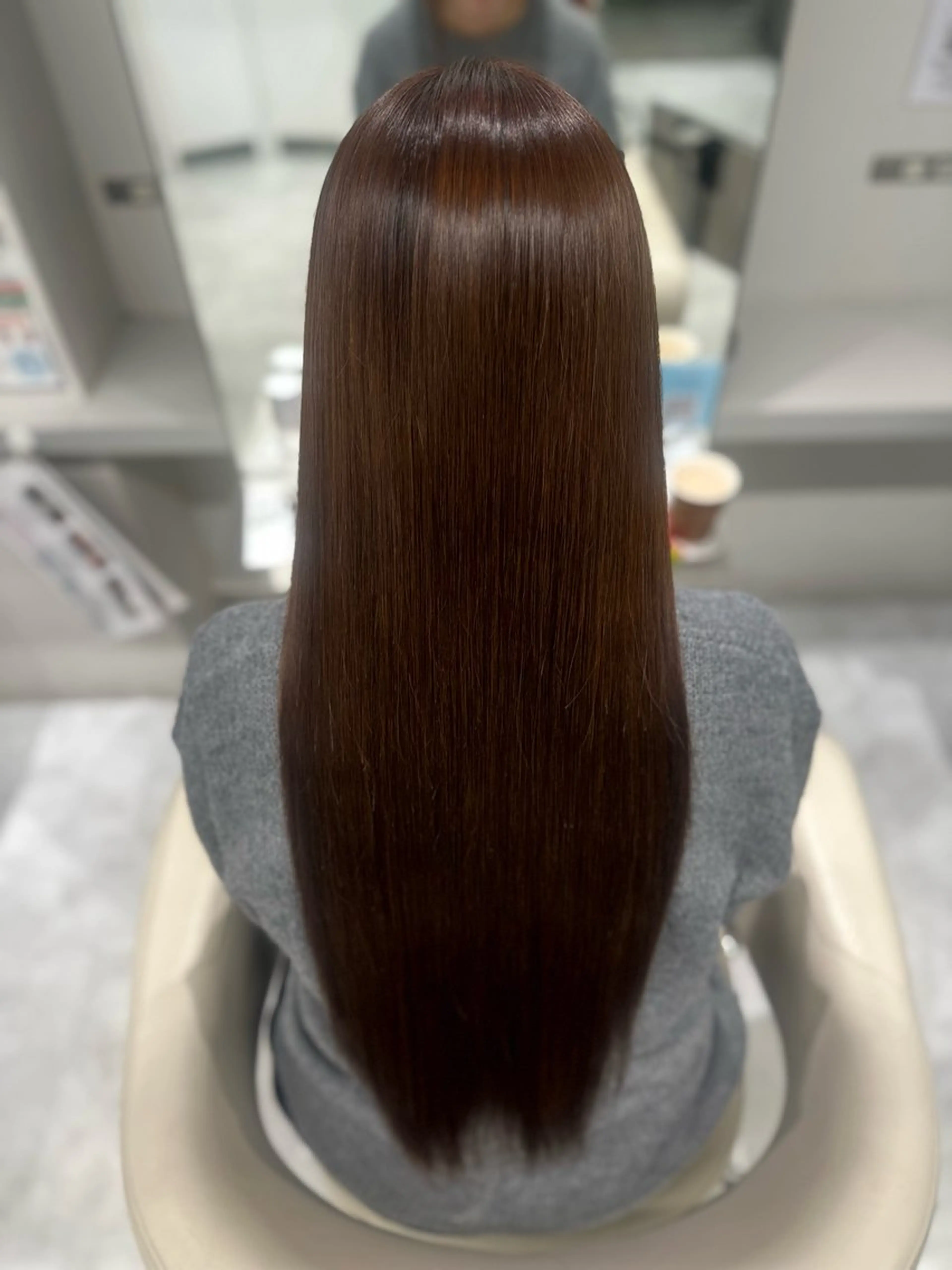ロング パーマ 縮毛矯正 LeeHorie miuのヘアスタイル