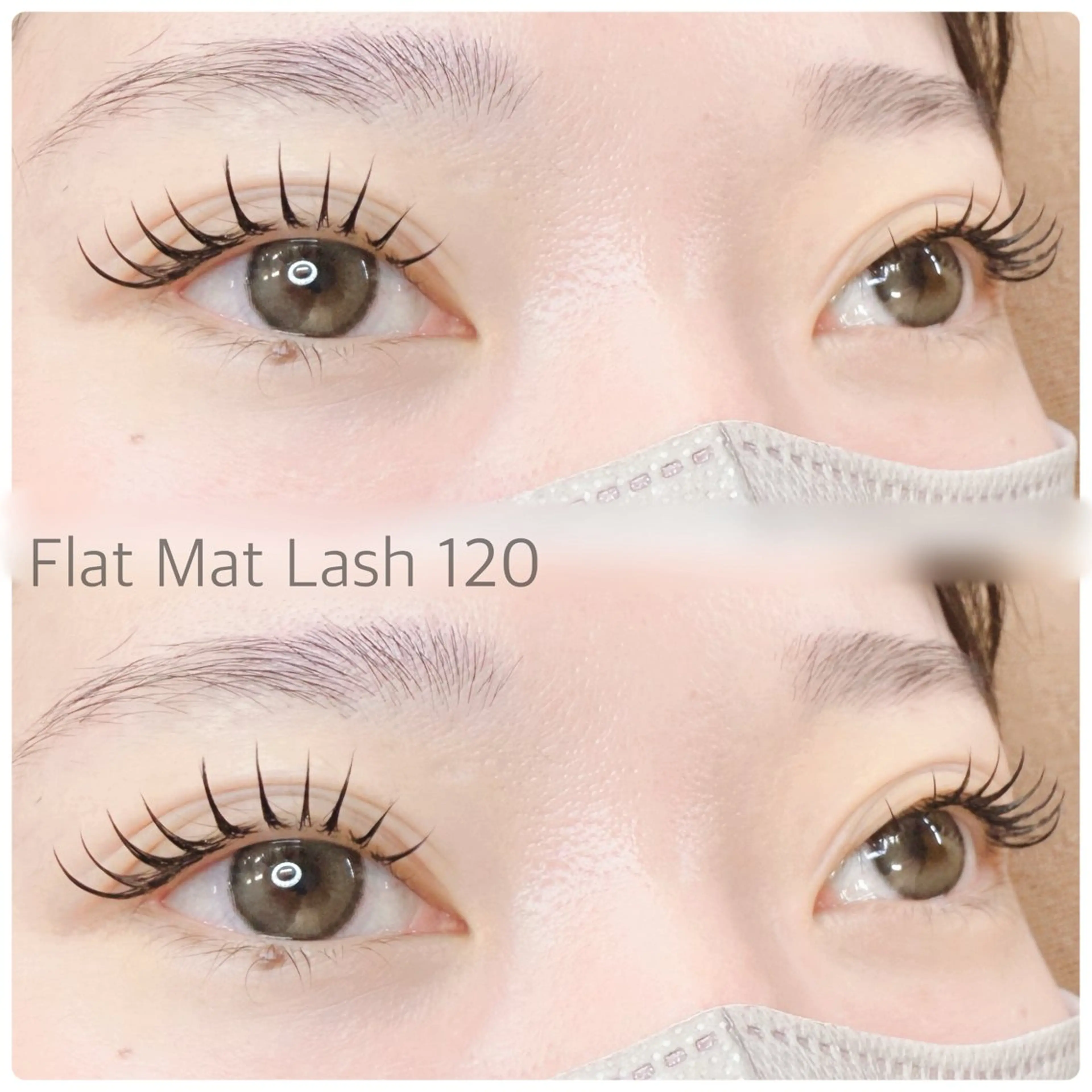 キッズ マツエク・マツパ フラットラッシュ Hirayama Hitomiのマツエク・マツパデザイン