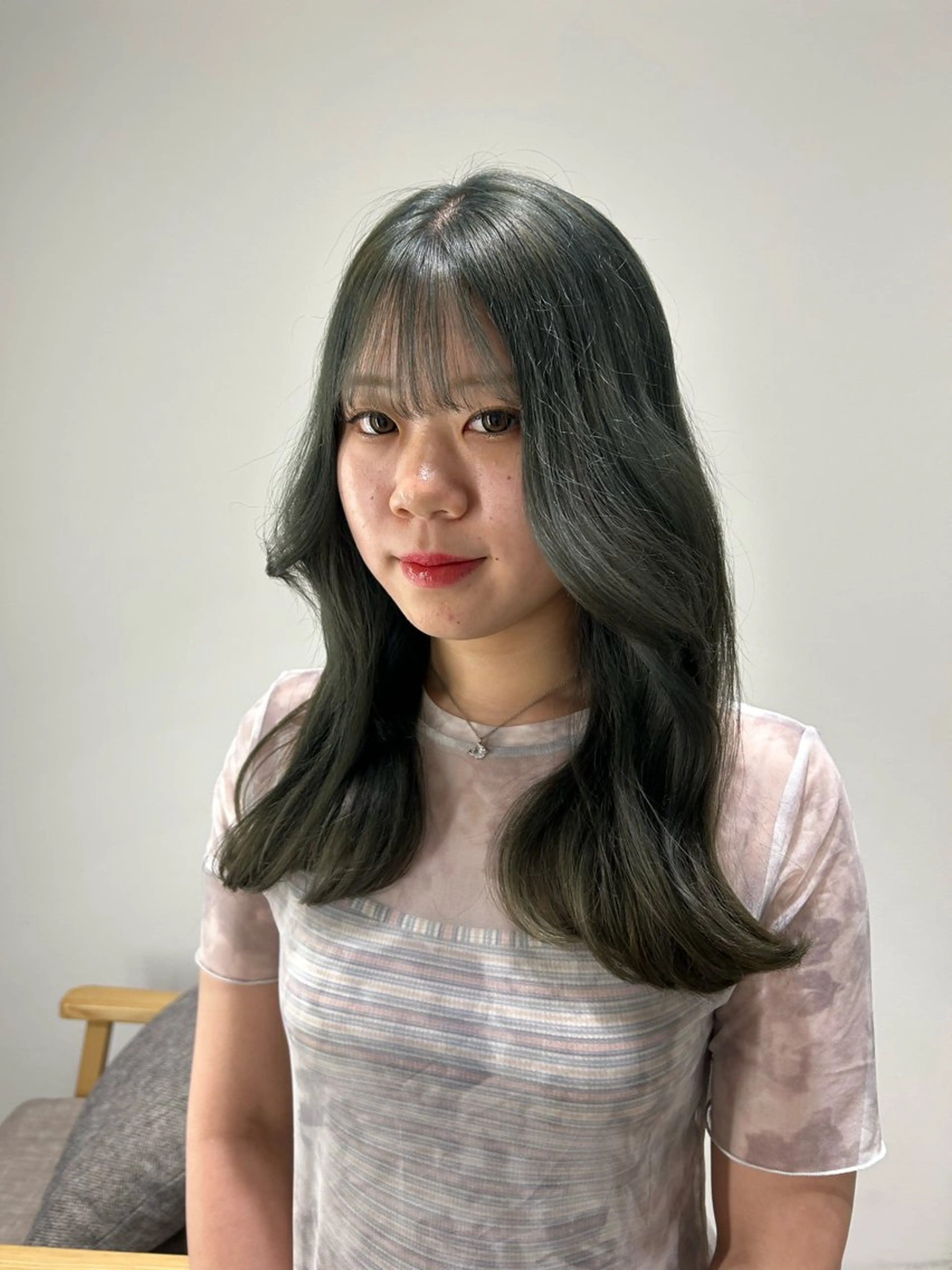 ロング カラー 似合わせ前髪/ 小顔カット🎀そうのヘアスタイル