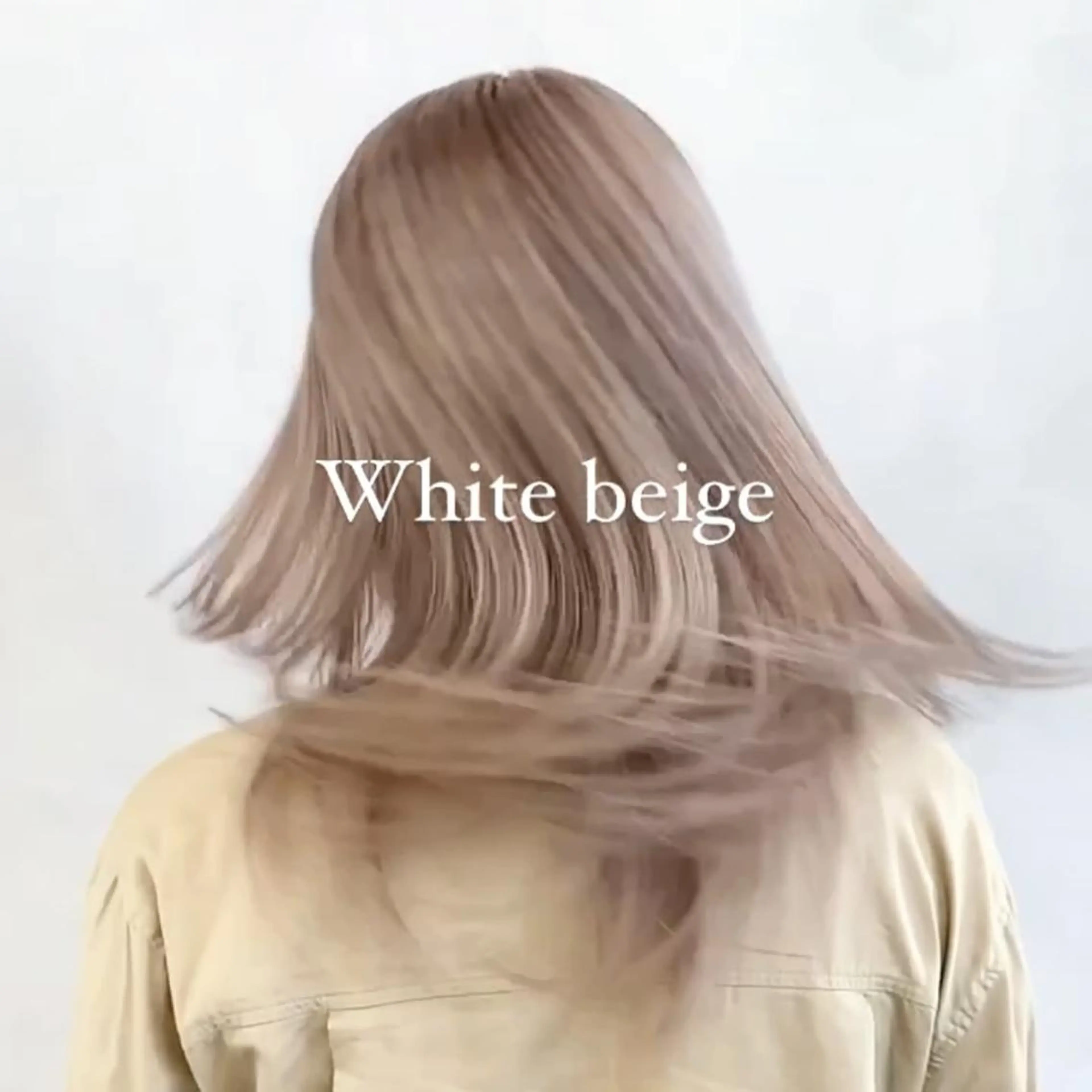 ミディアム カラー カット ヘアカラー トリートメント ハイトーン特化サロン 代表　中谷蓮のヘアスタイル