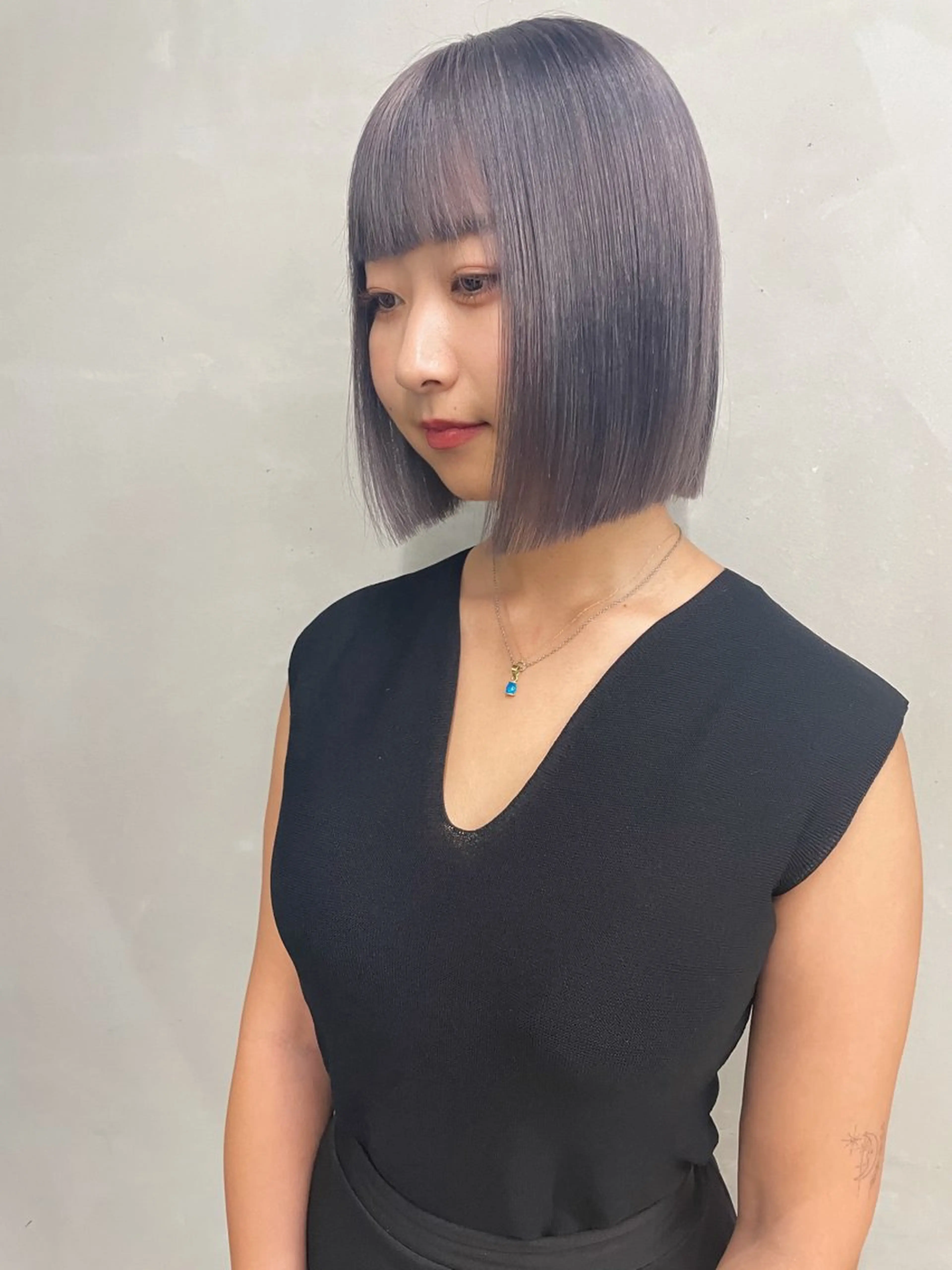 ショート カラー ハイトーンカラー ボブ カット ヘアカラー トリートメント ヘアセット センスをお届けします 大谷将生INFPのヘアスタイル