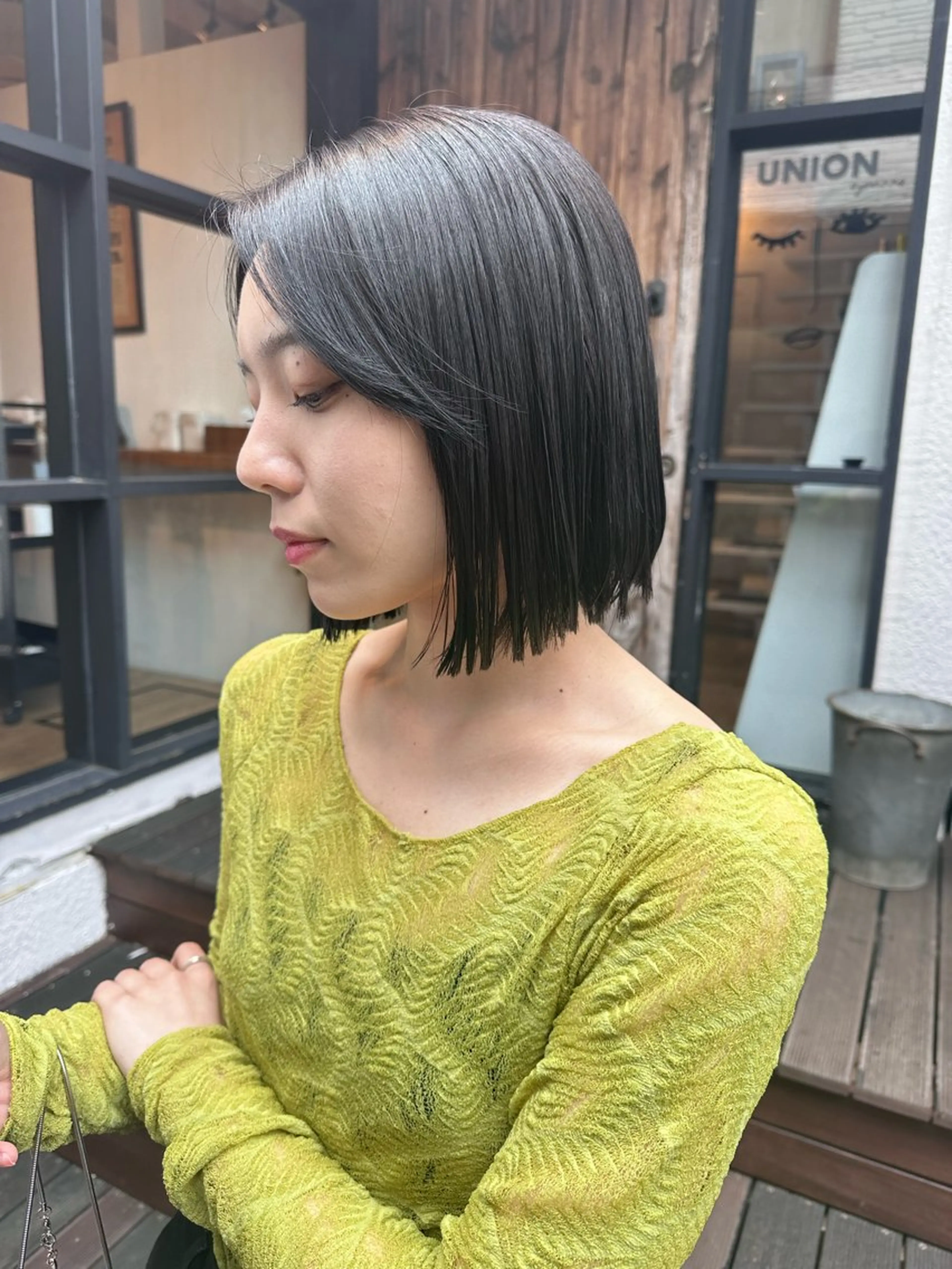 ショート カラー ボブ カット ヘッドスパ nanaka/ レイヤーカットのヘアスタイル