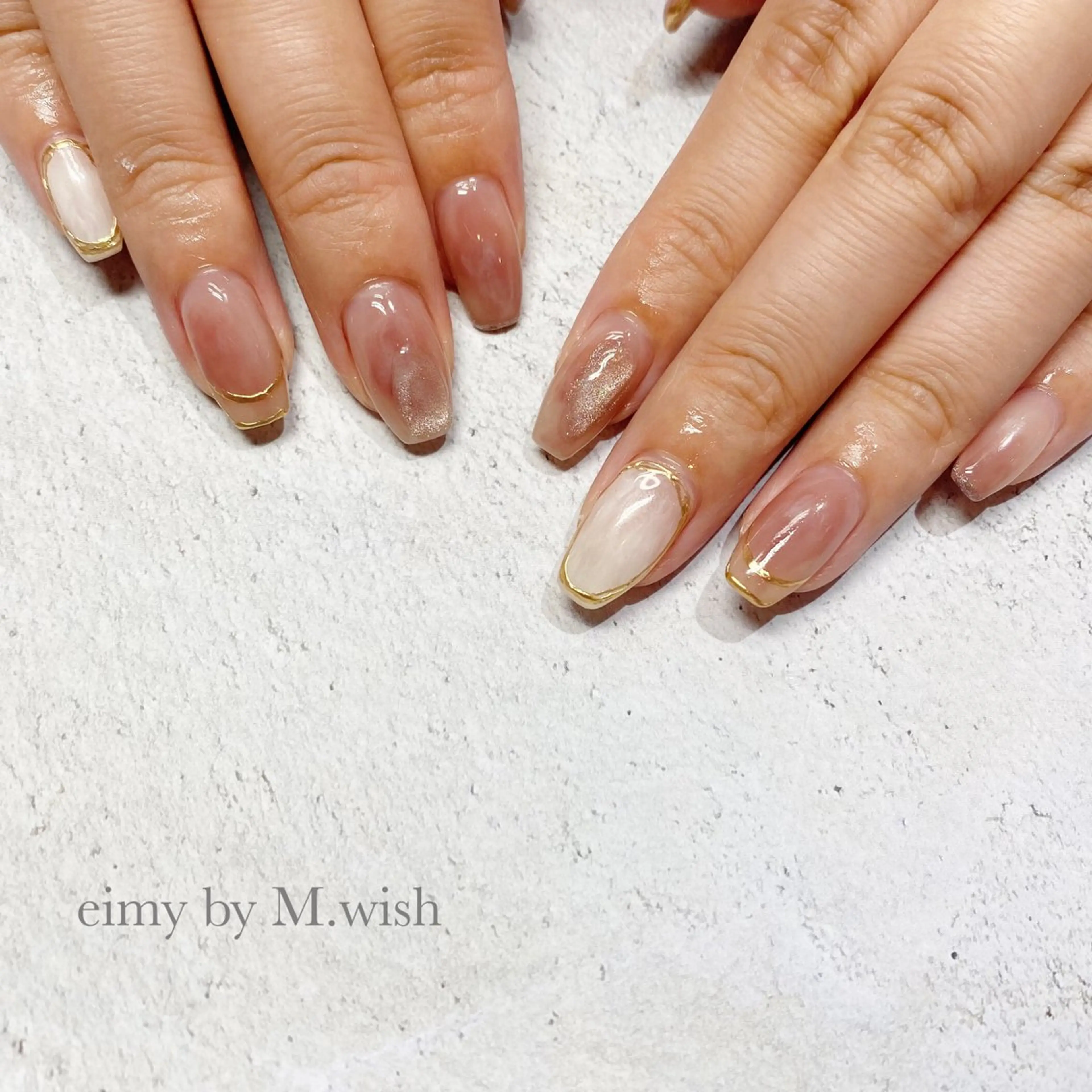 ネイル ニュアンスネイル ピンク ハンドネイル CLALA 🌼kimikoのネイルデザイン