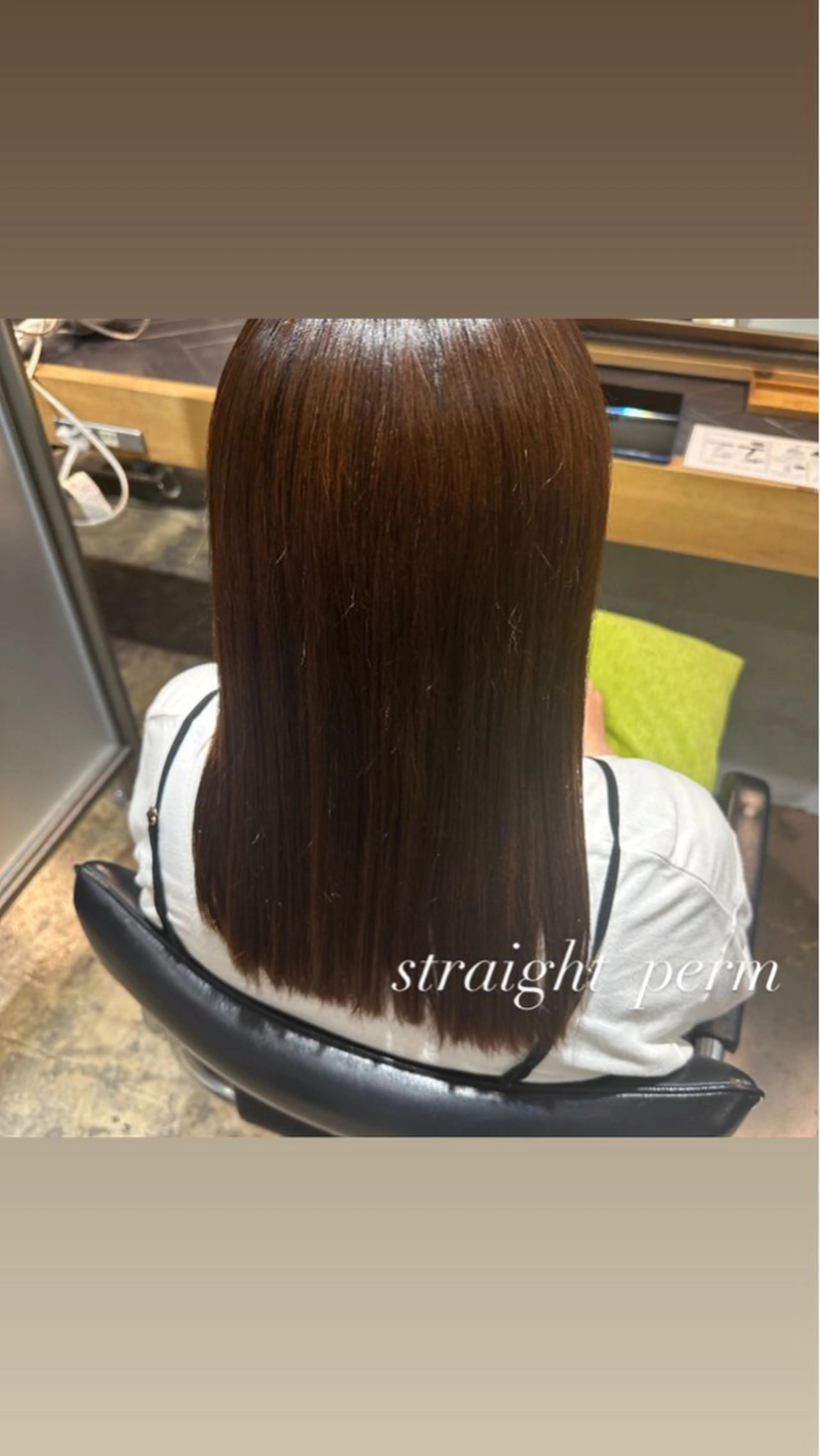 セミロング ヘアアレンジ 縮毛矯正 飯島 美海のヘアスタイル