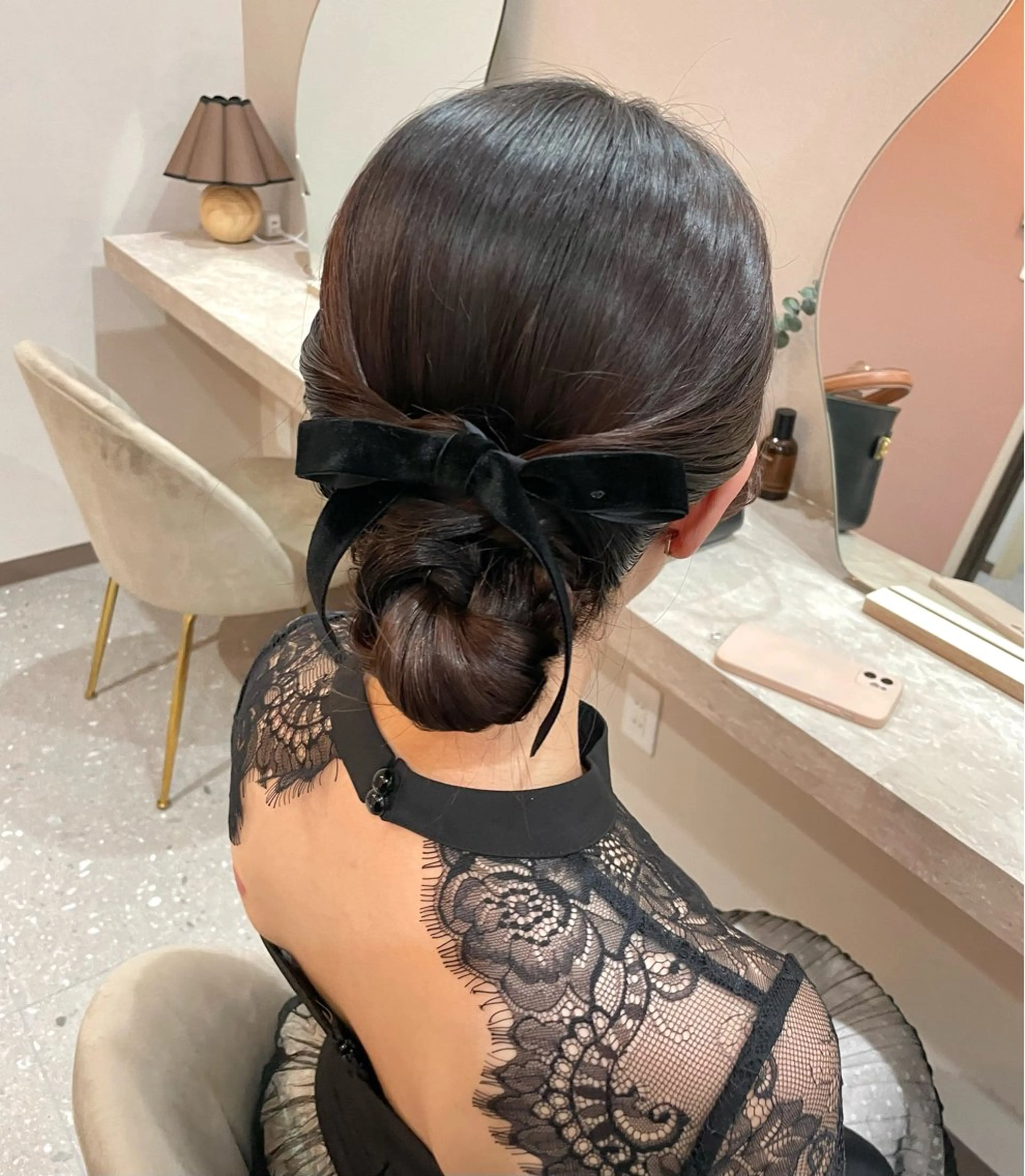 ロング ヘアアレンジ ヘアセット Mila chihiroのヘアスタイル