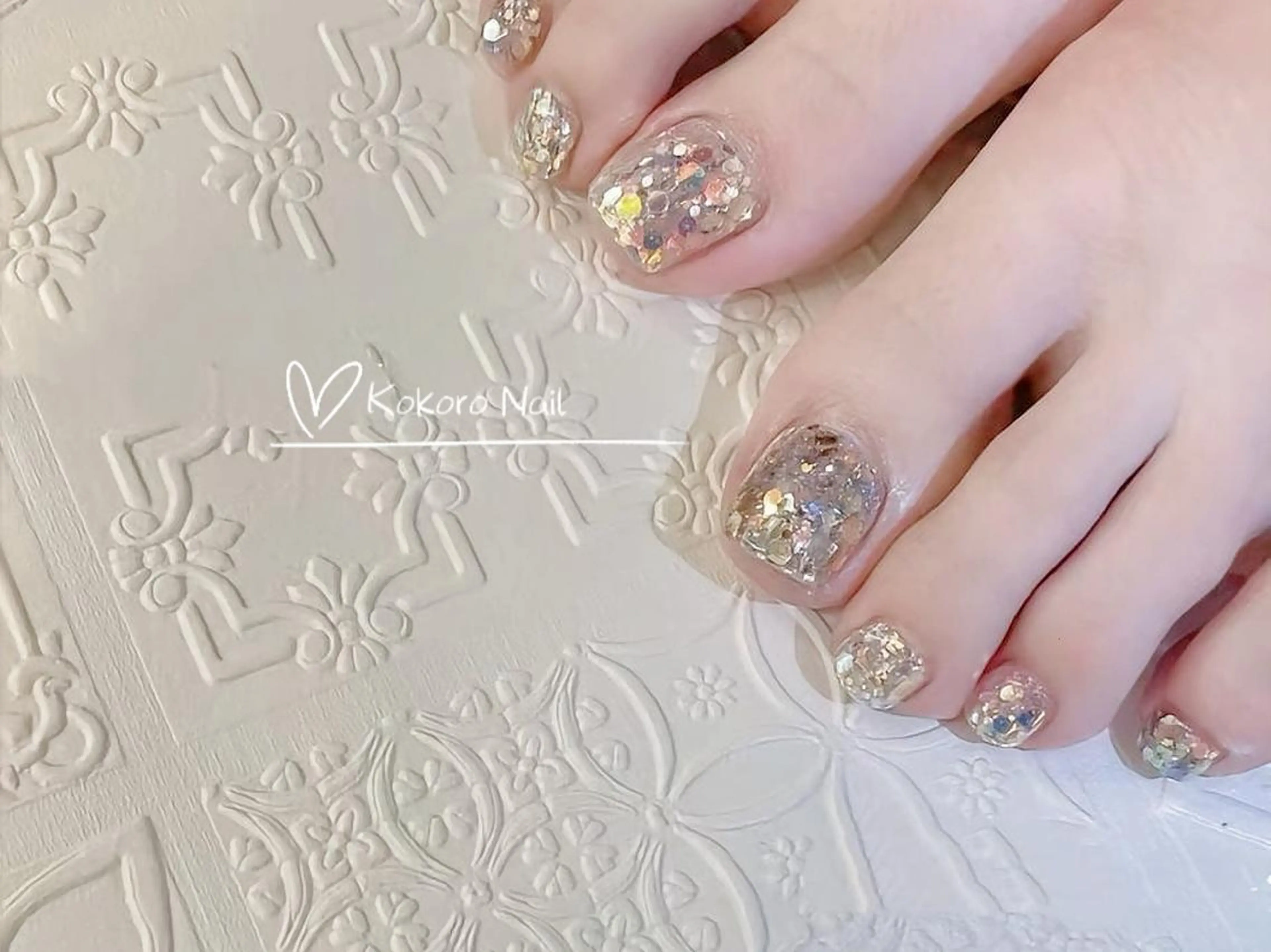 ネイル フットネイル 💗KOKORO NAIL💗のネイルデザイン