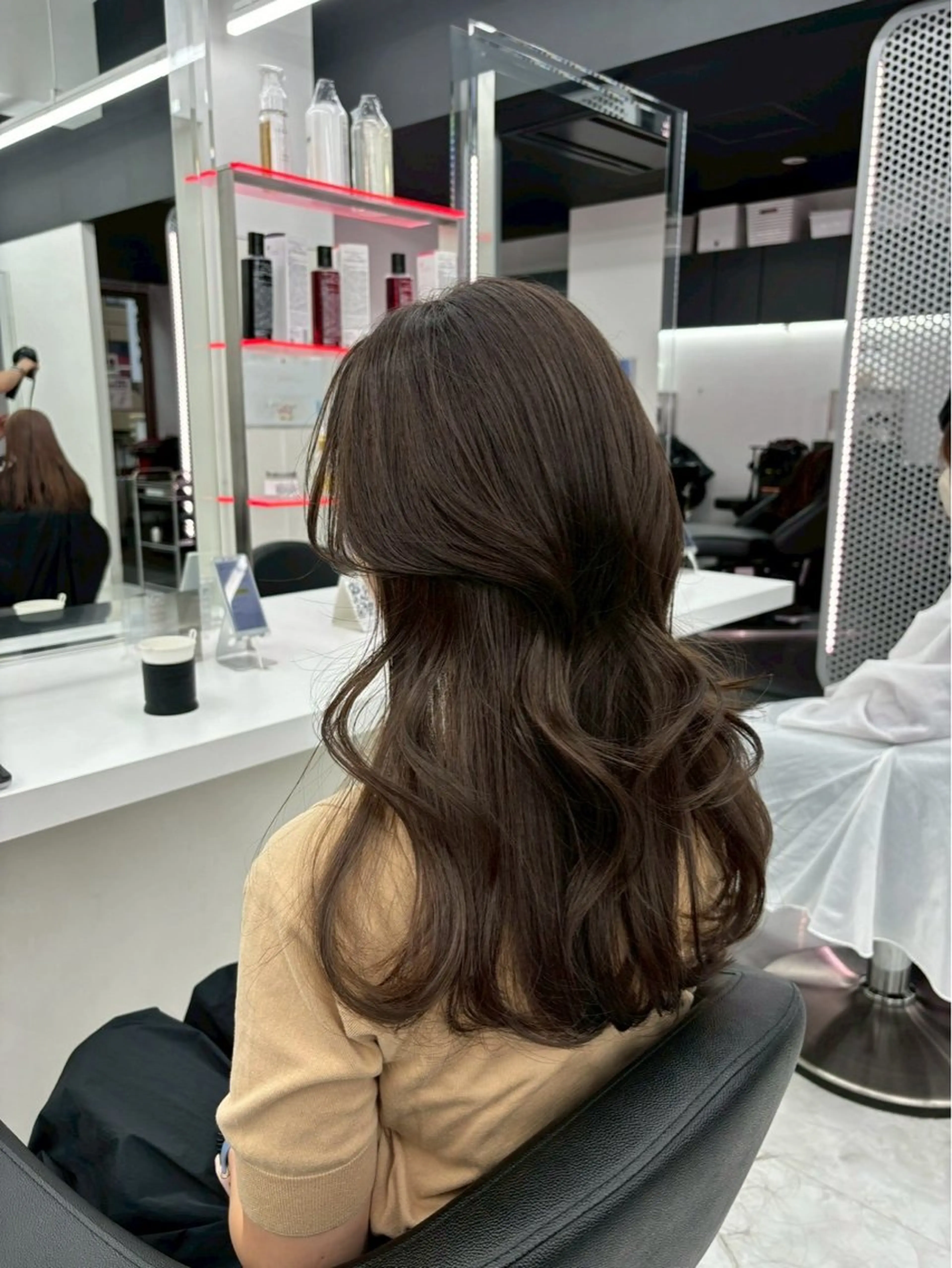 セミロング ヘアカラー トリートメント 🫧うる艶透明感🫧 RION🫧横浜🫧のヘアスタイル