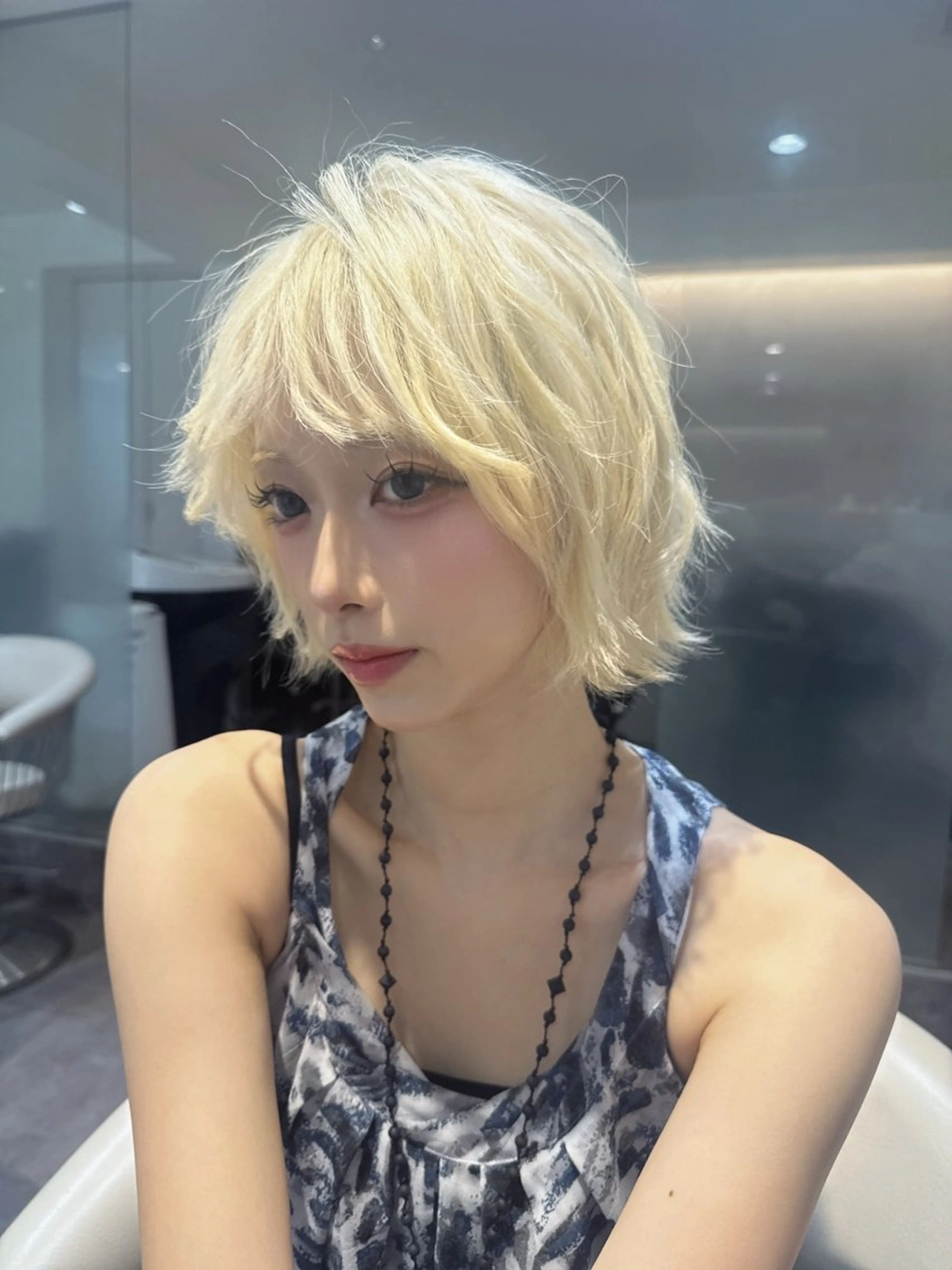ショート カラー ベージュカラー ブリーチ ケアブリーチ 透明感カラー ダブルカラー カット ヘアカラー 原宿/美髪カラー 🫧TAISEIのヘアスタイル