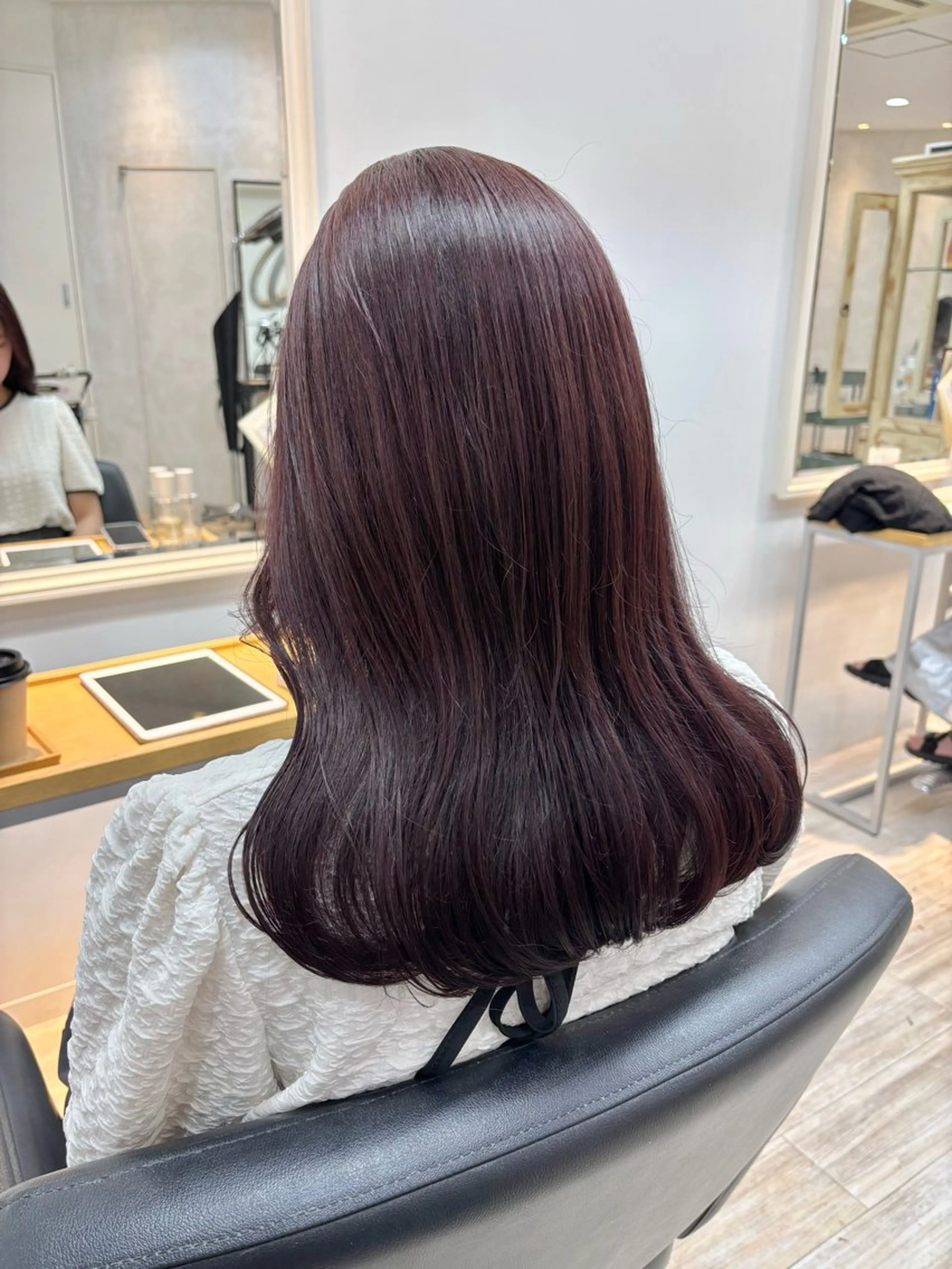 ロング カラー カット ヘアカラー トリートメント くさかみさき🌼暖色 /耳つぼ/オタク🌼のヘアスタイル