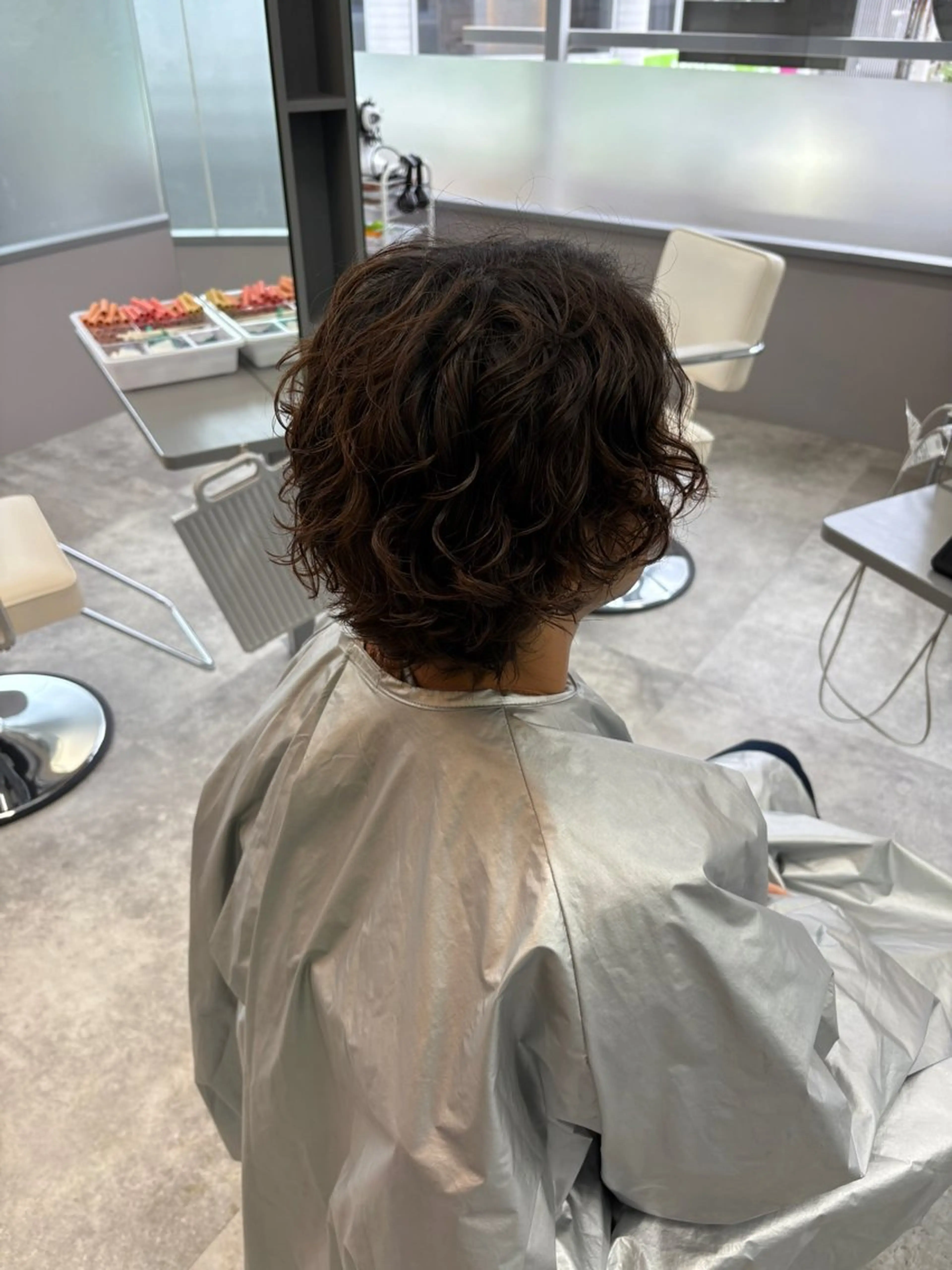 パーマ メンズ メンズパーマ スパイラルパーマ 比嘉 翔太のヘアスタイル