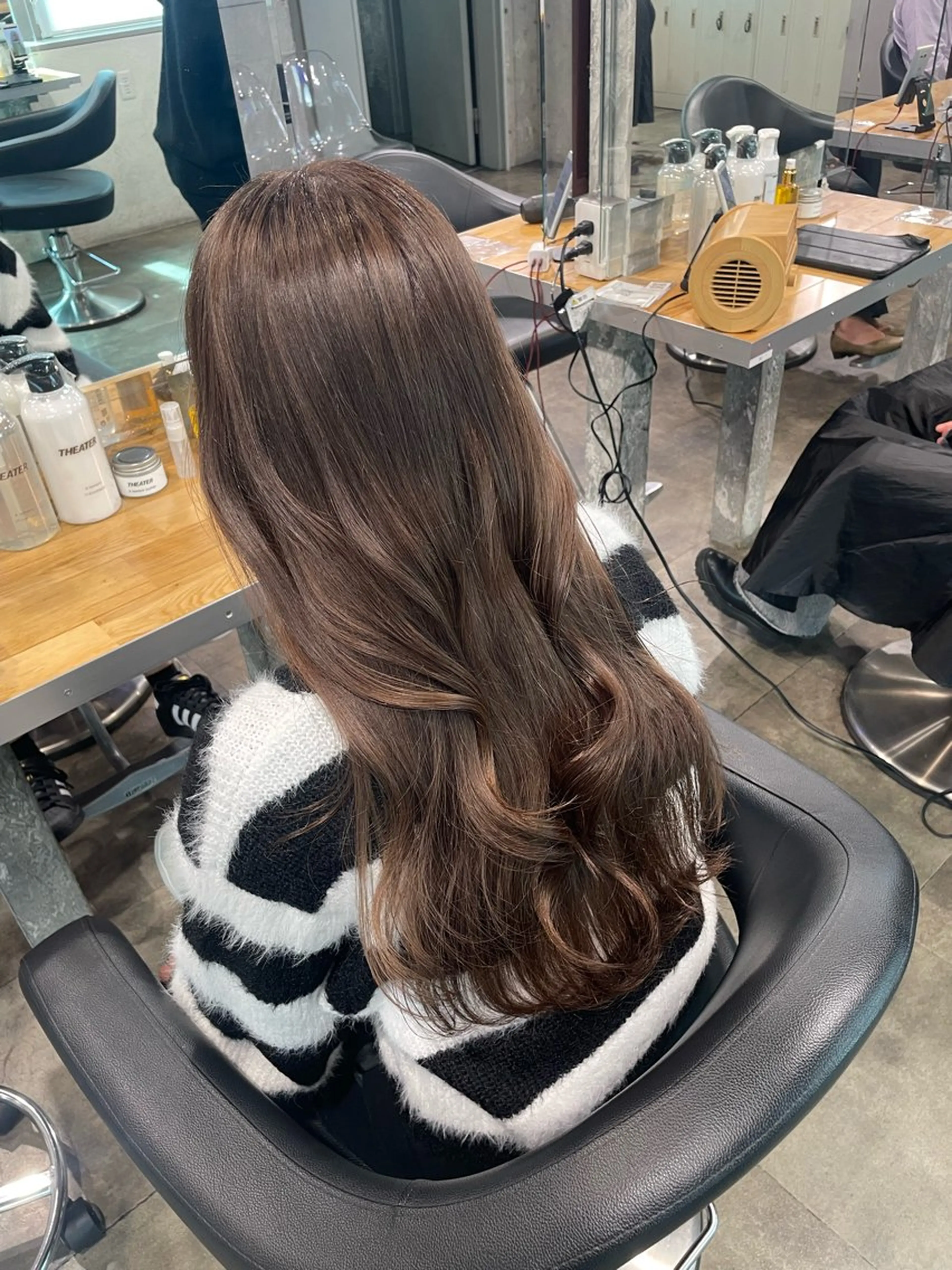 カラー ヘアカラー トリートメント ヘアセット 🤍ベージュ/透明感 韓国ヘア/まりん🤍のヘアスタイル