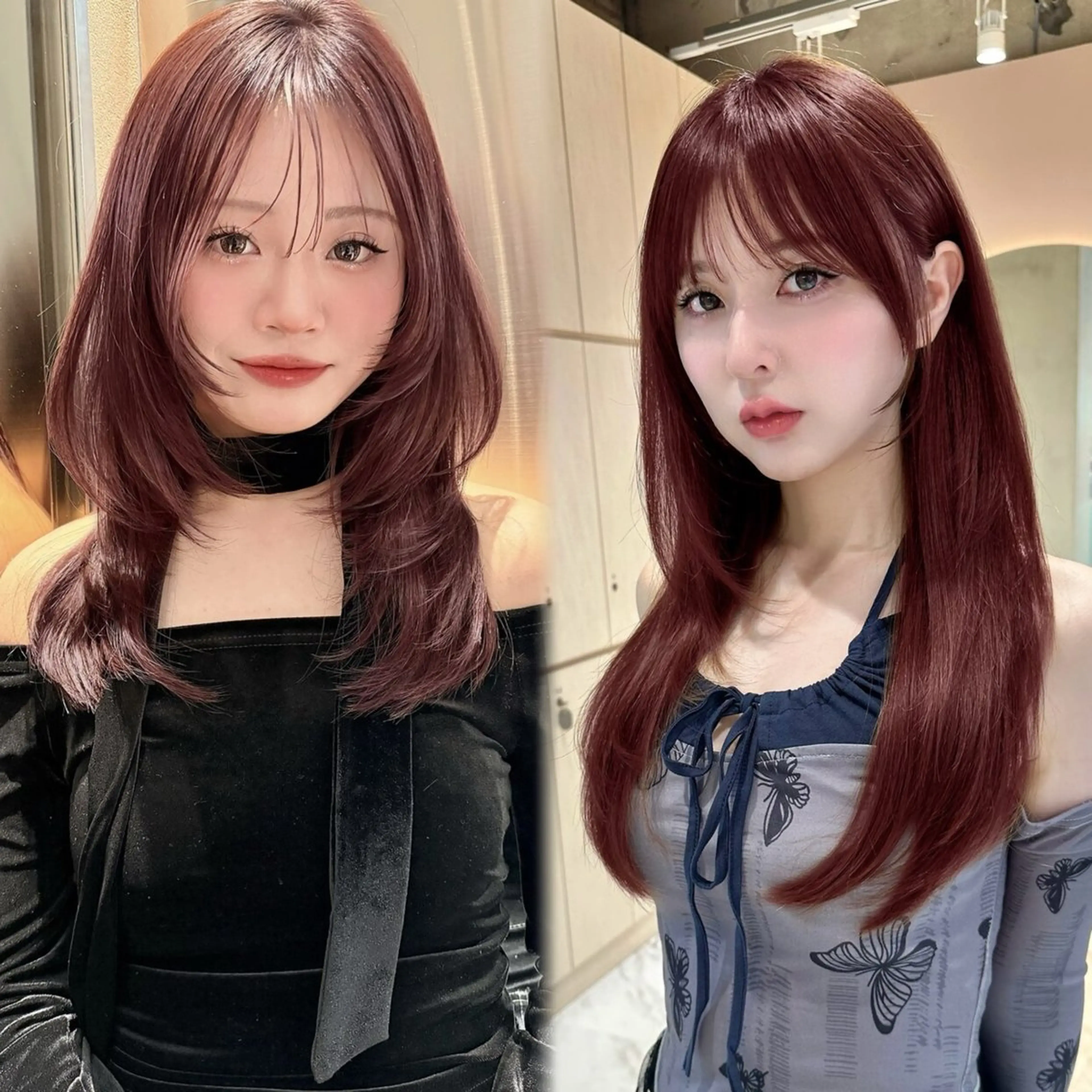 ロング カラー トリートメント カット ヘアカラー トリートメント 似合わせカットカラー 吉田こうすけのヘアスタイル