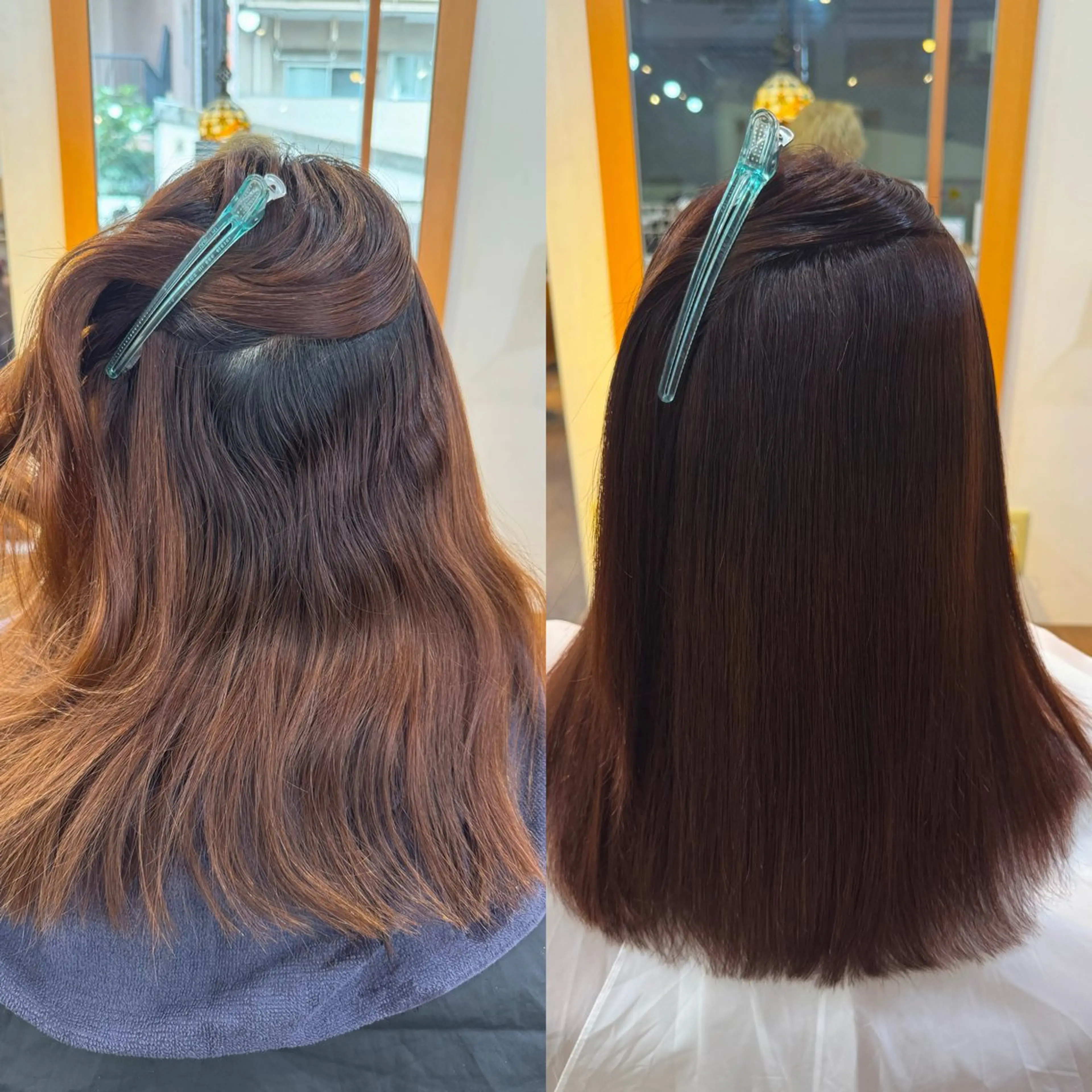 カット＋カラー＋縮毛矯正＋最高級フローディアトリートメントの写真