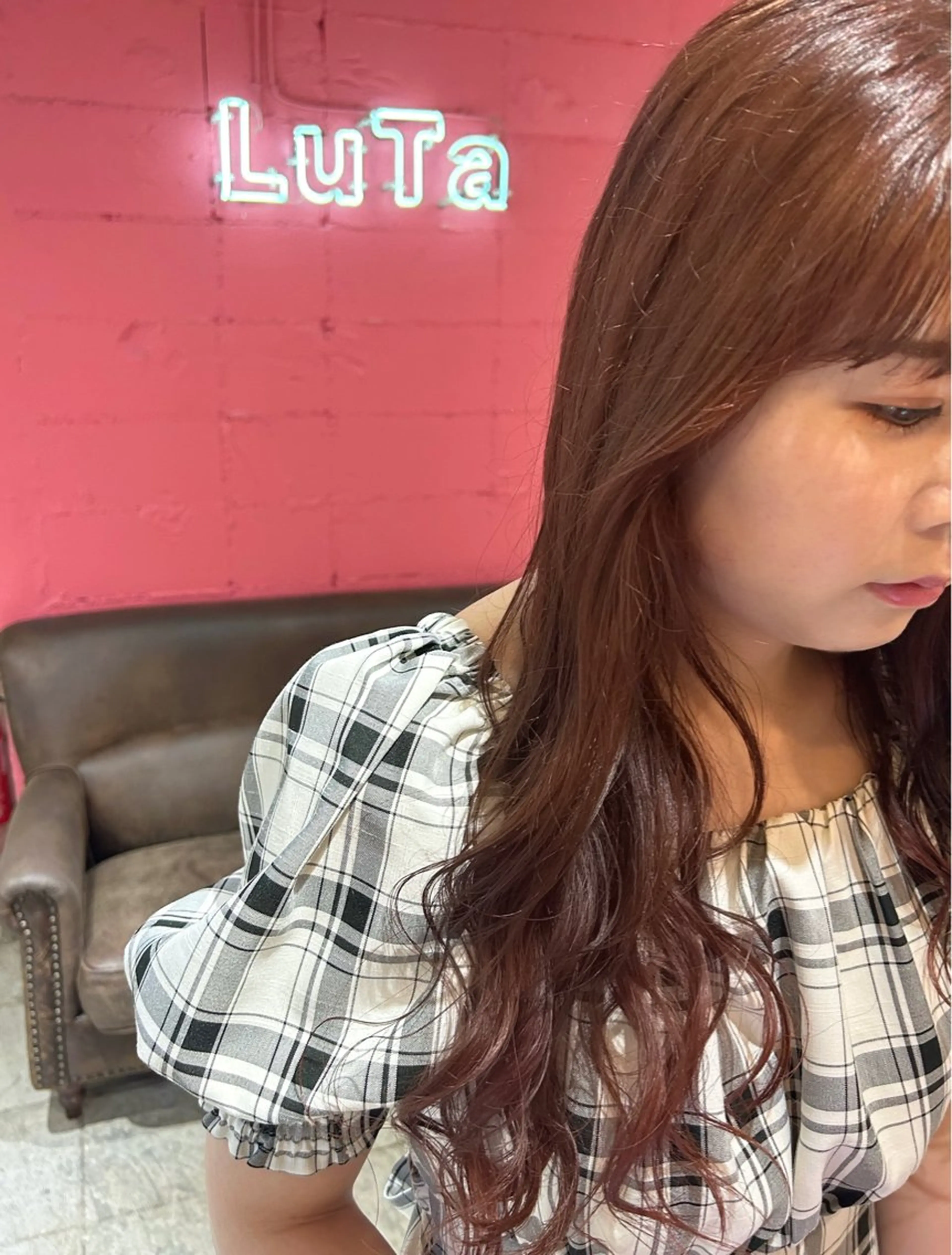 ロング カラー ヘアカラー トリートメント ☁️透明感カラー☁️ Reikaのヘアスタイル