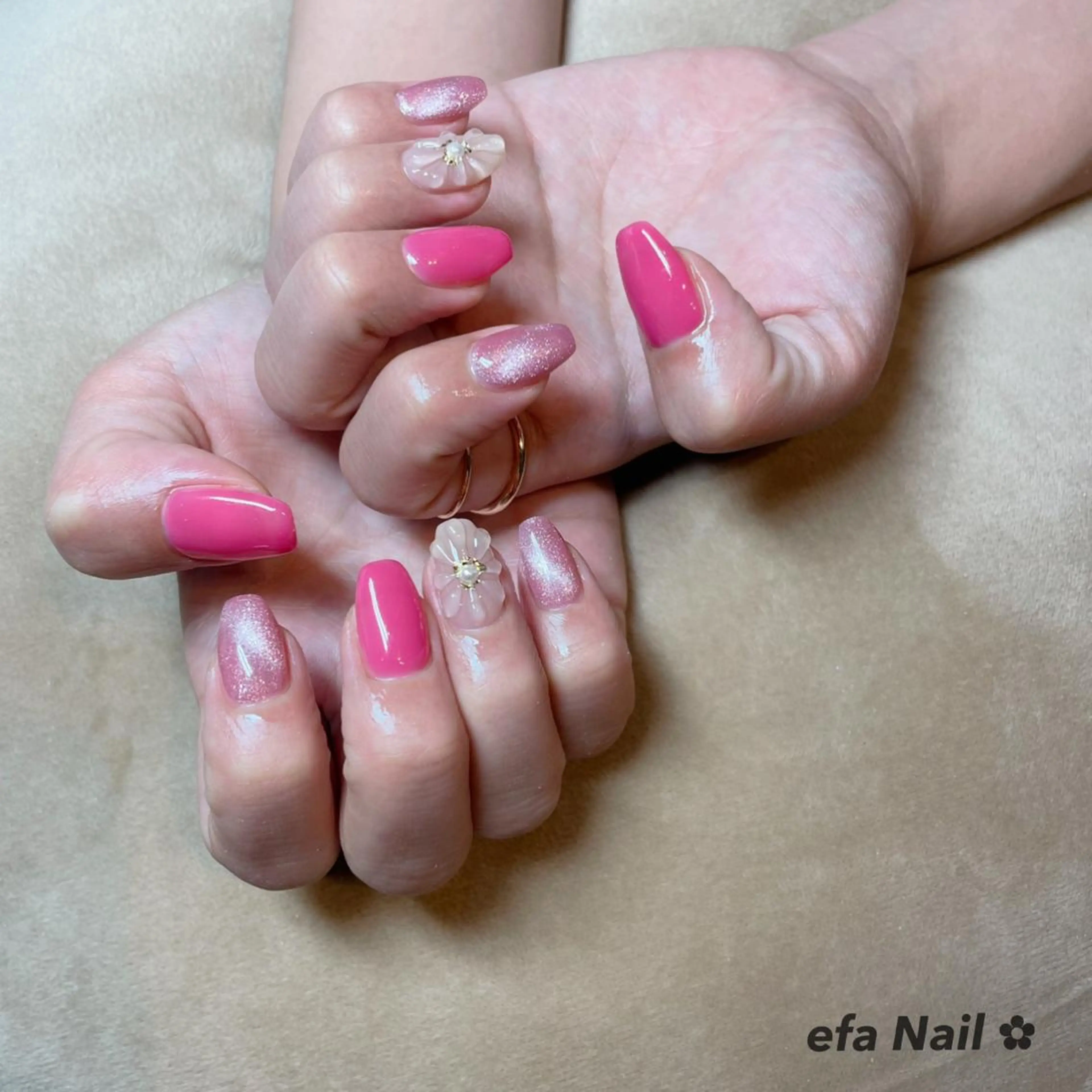 ネイル ハンドネイル efa's  EyeNail-おもろまち-所属・efa Nail 🌺Okinawaのネイルデザイン