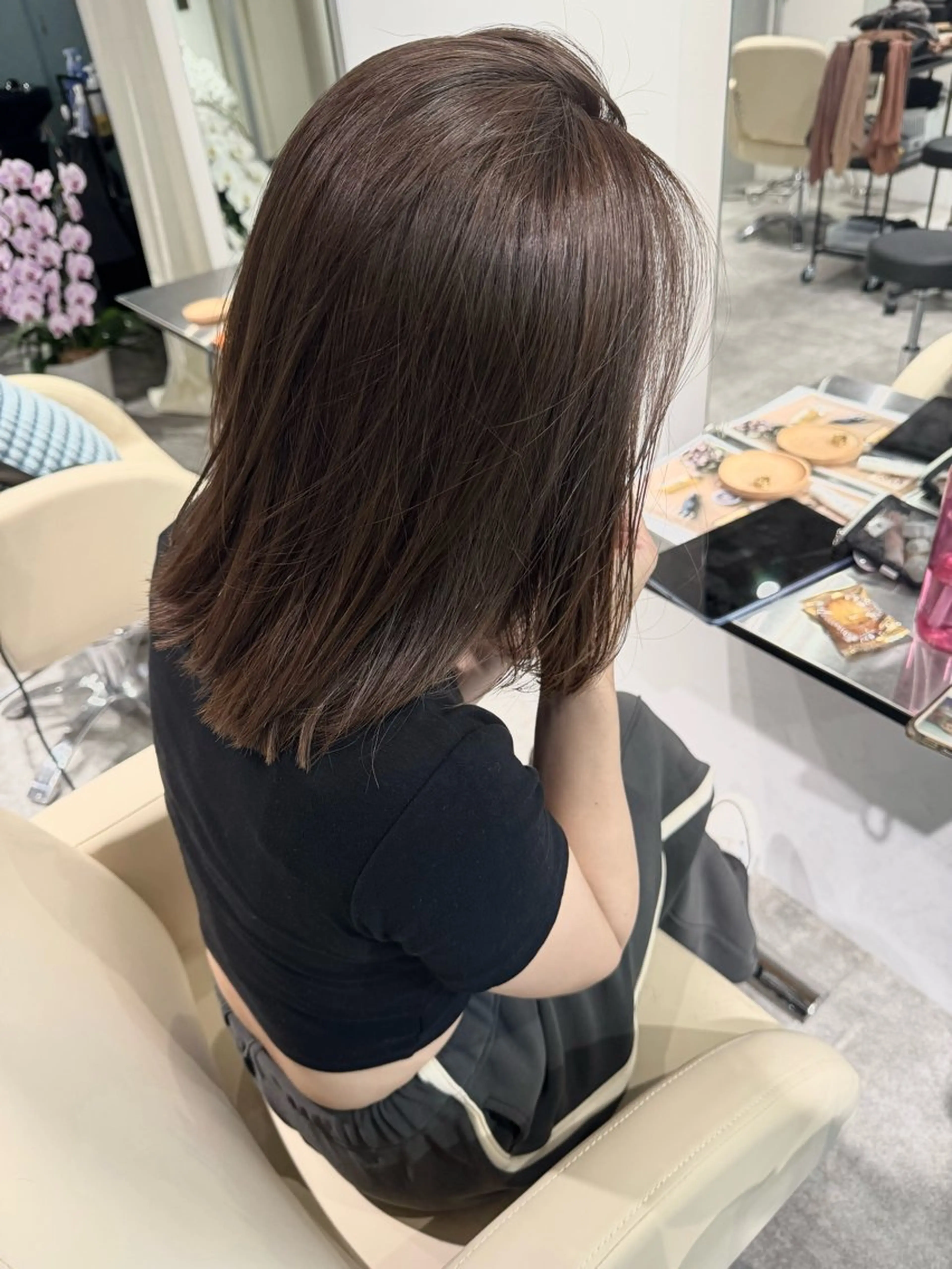 ショート ハイライト 髪質改善 レイヤーカット ショートヘア 縮毛矯正 ヘアカラー reverie【レヴリー】所属・夜20時から限定2組 reverieあきらのヘアスタイル