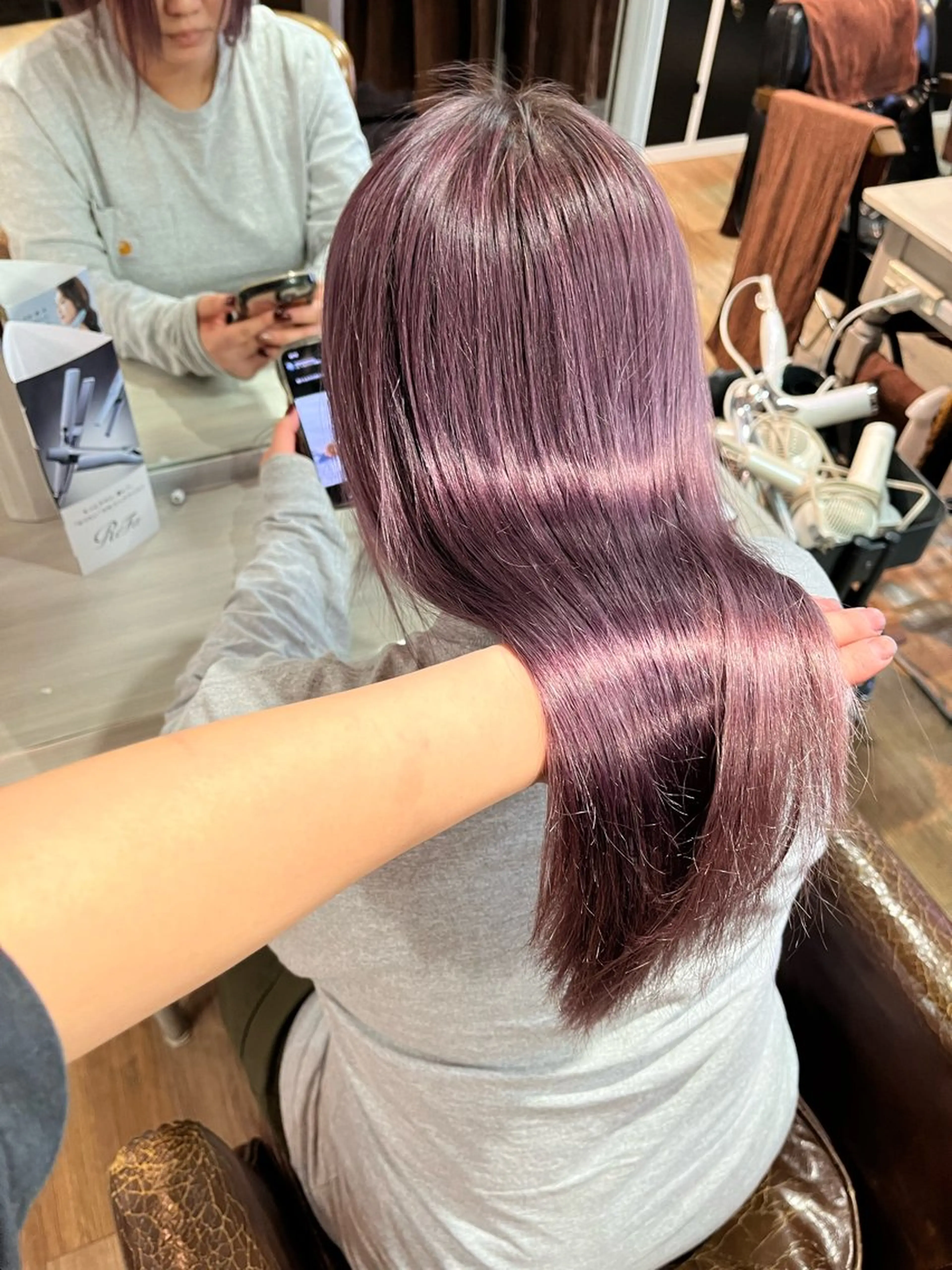 ロング ヘアカラー トリートメント ハイーンカラー/外国 人風カラー/ミノリのヘアスタイル