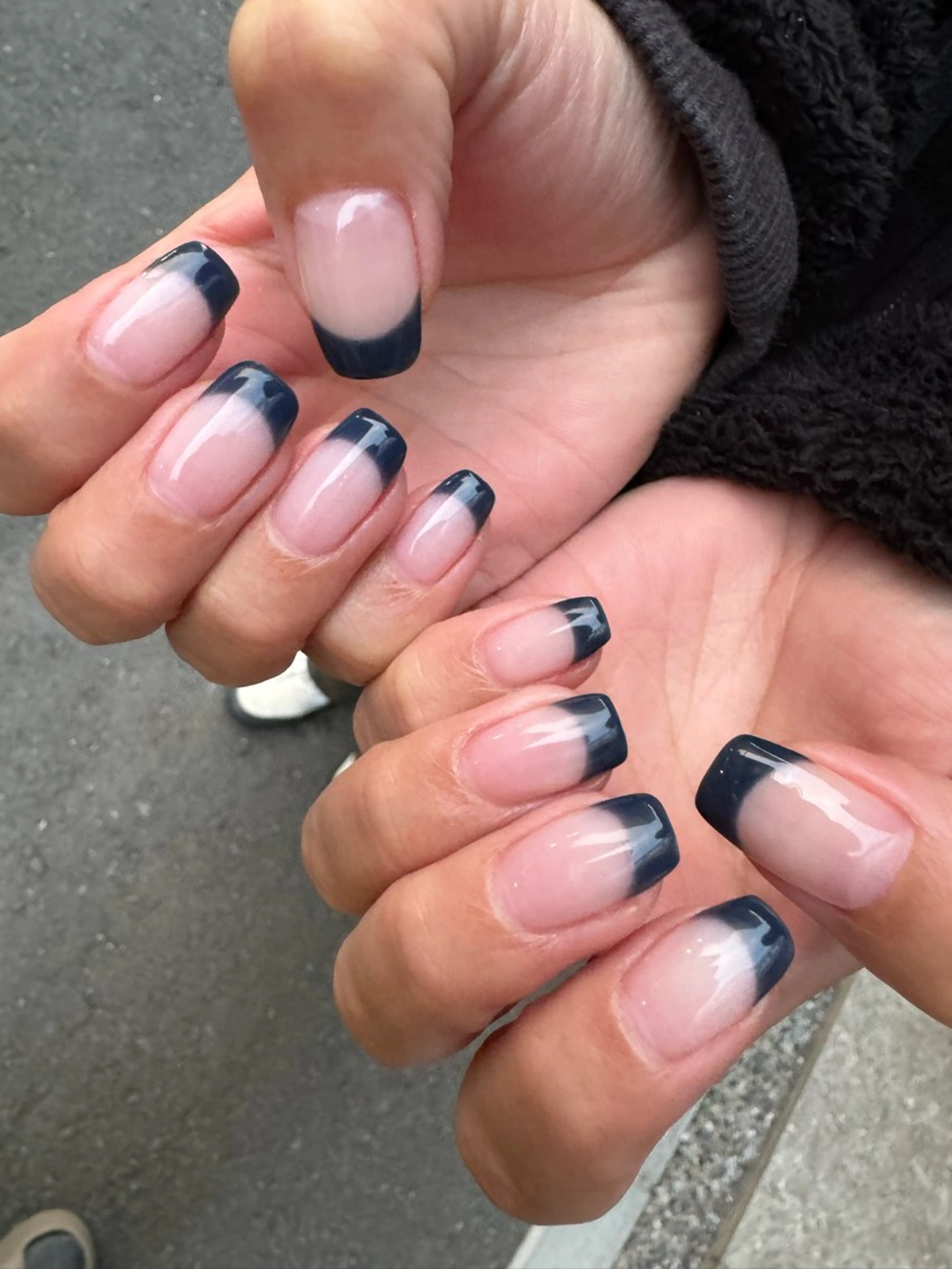 ネイル アートネイル フレンチネイル 韓国ネイル マグネットネイル 持ち込み MH_ Nailのネイルデザイン