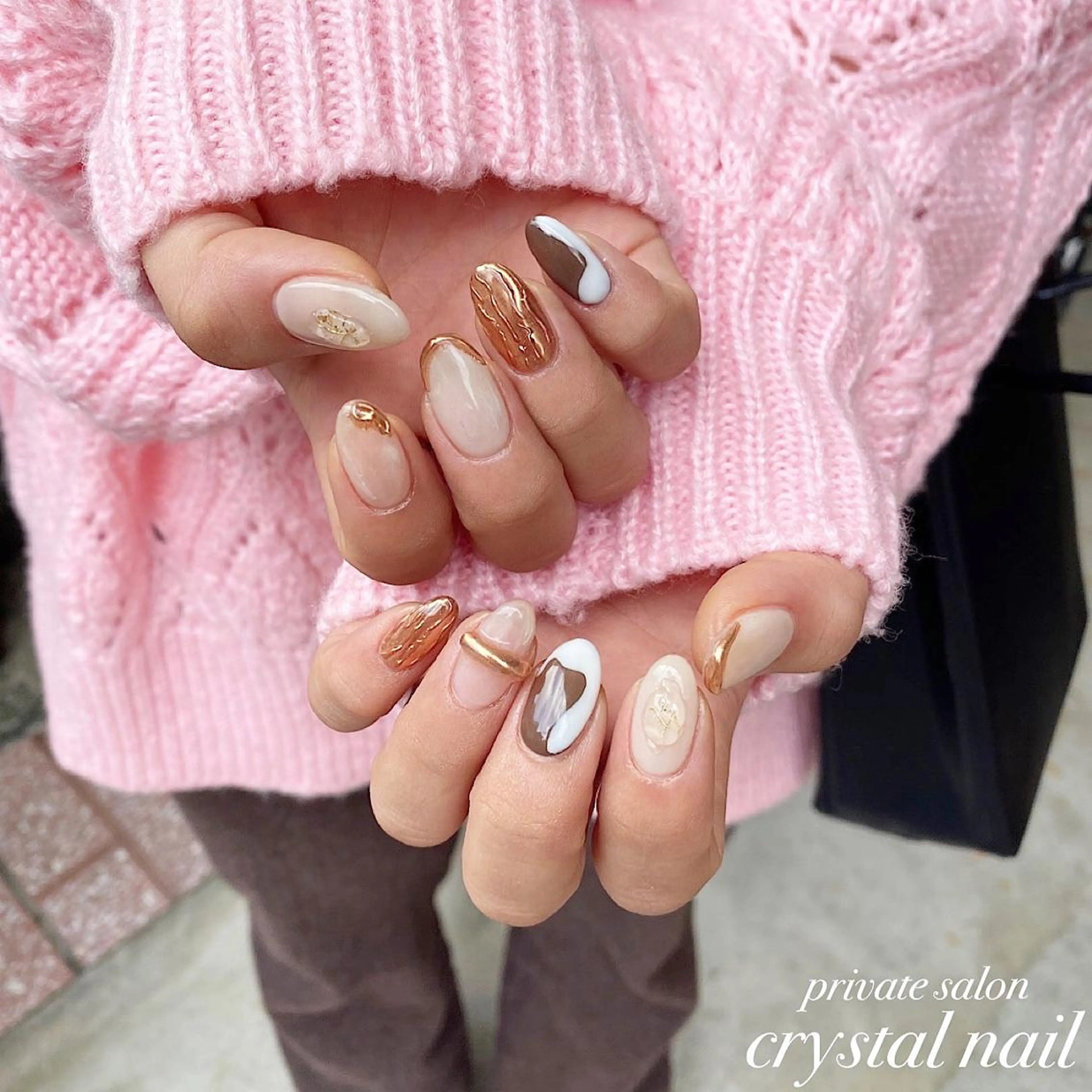 ネイル ハンドネイル Crystal Nailのネイルデザイン