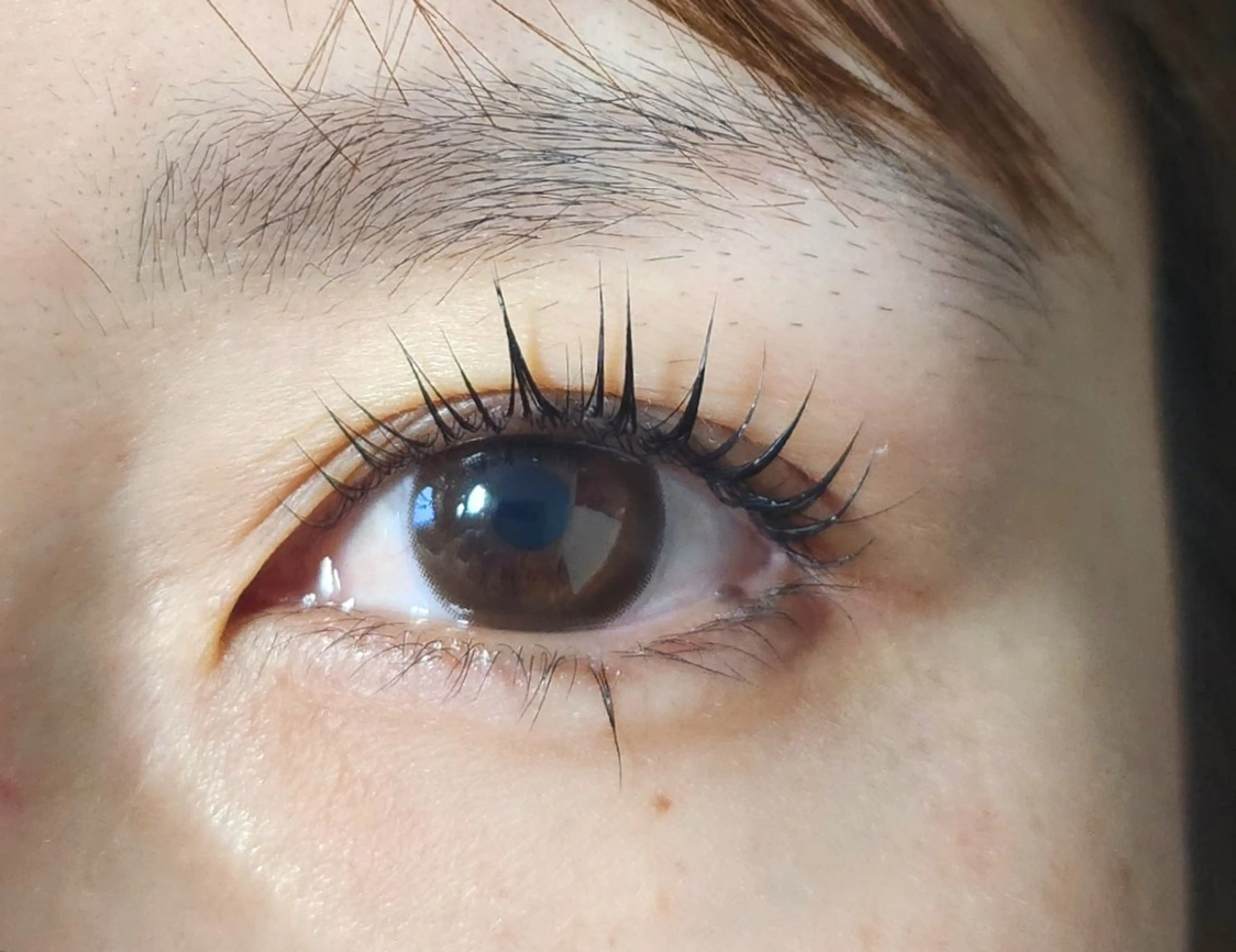 マツエク・マツパ 一重×まつ毛パーマ マツパ 💜bora .のネイルデザイン