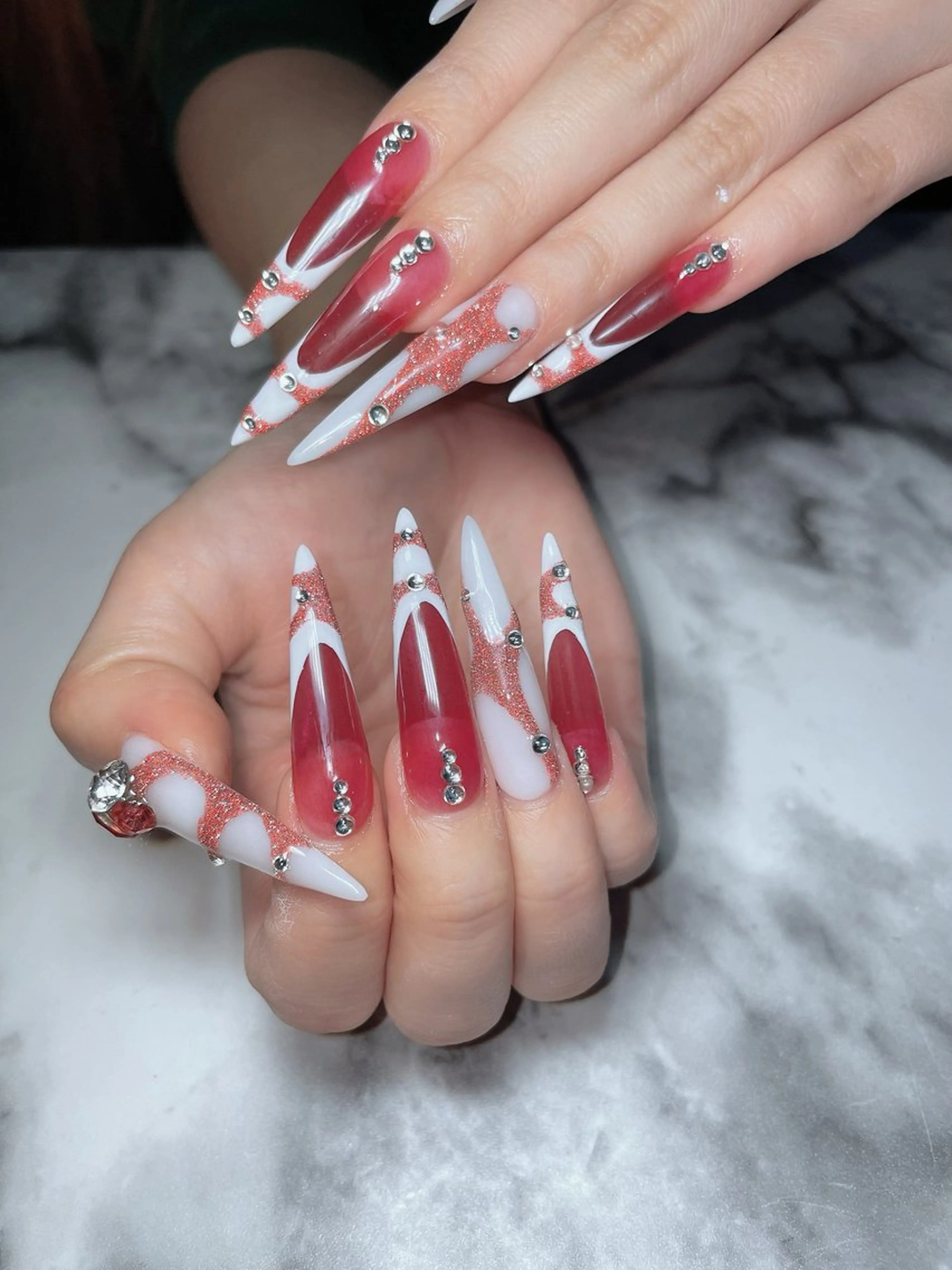 ネイル ロングネイル ハンドネイル Kayo nailのネイルデザイン
