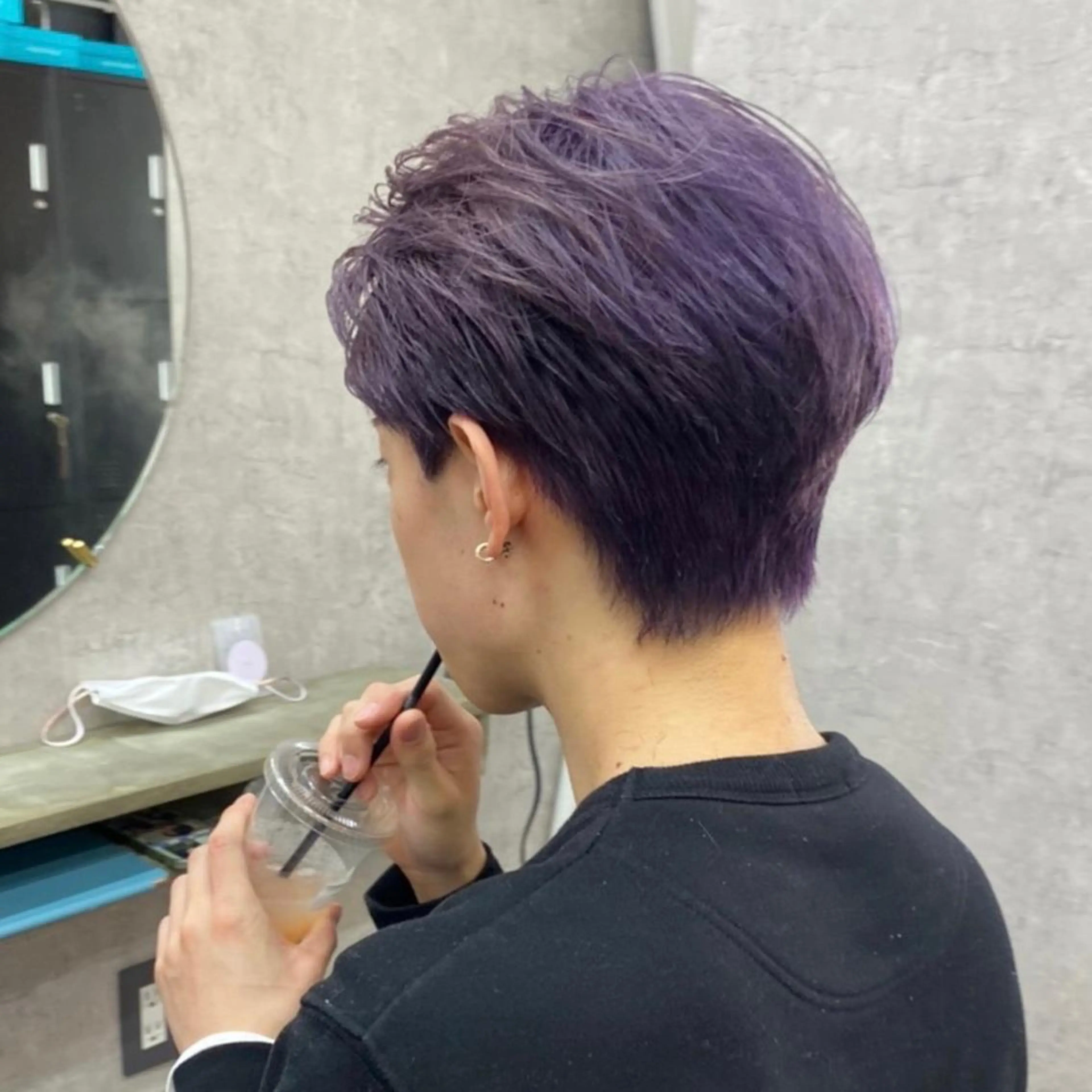 カラー メンズ 藤山 大地のヘアスタイル