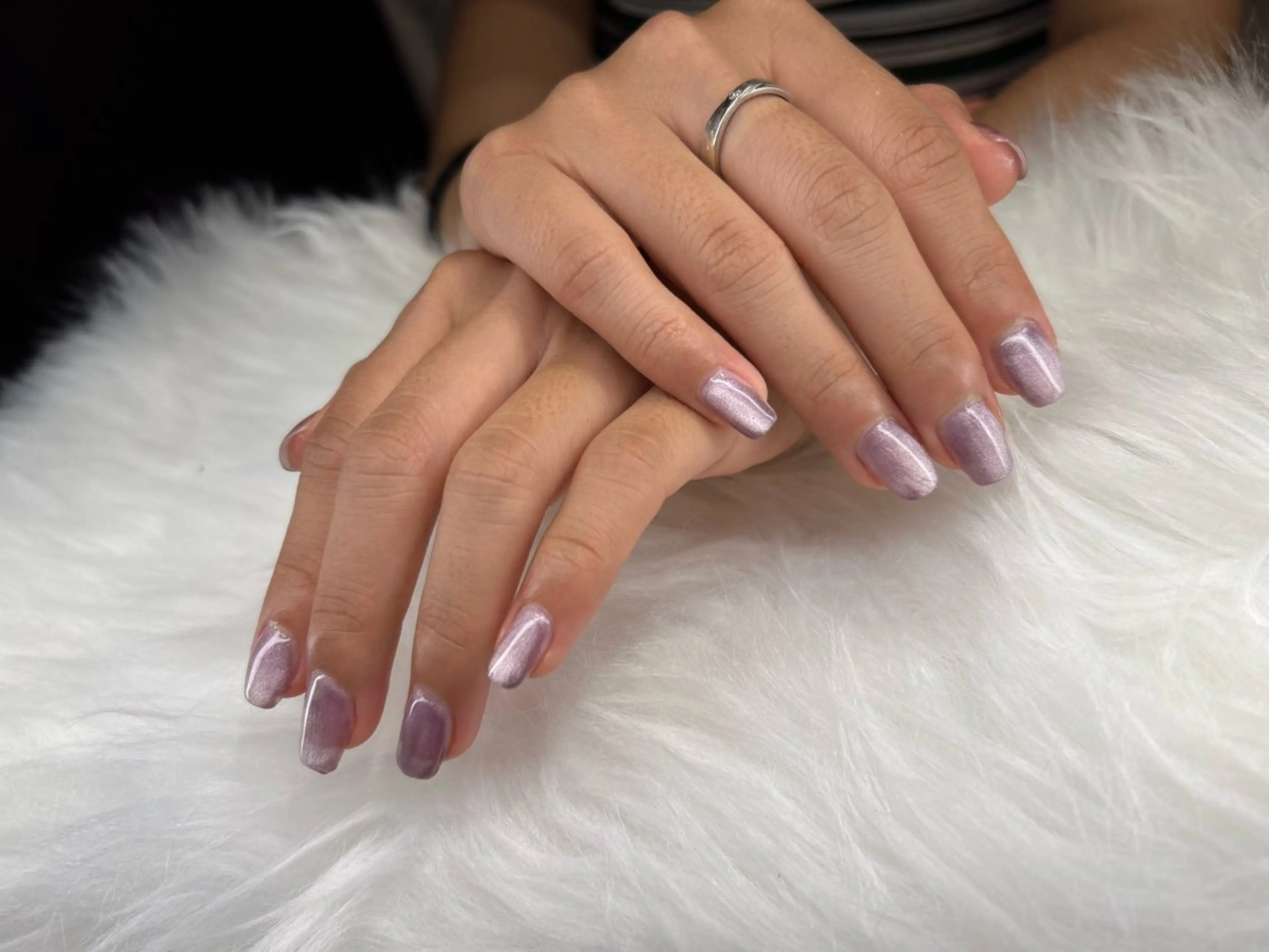 ネイル マグネットネイル ワンカラーネイル ハンドネイル ハンドケア Amys nail エミのネイルデザイン