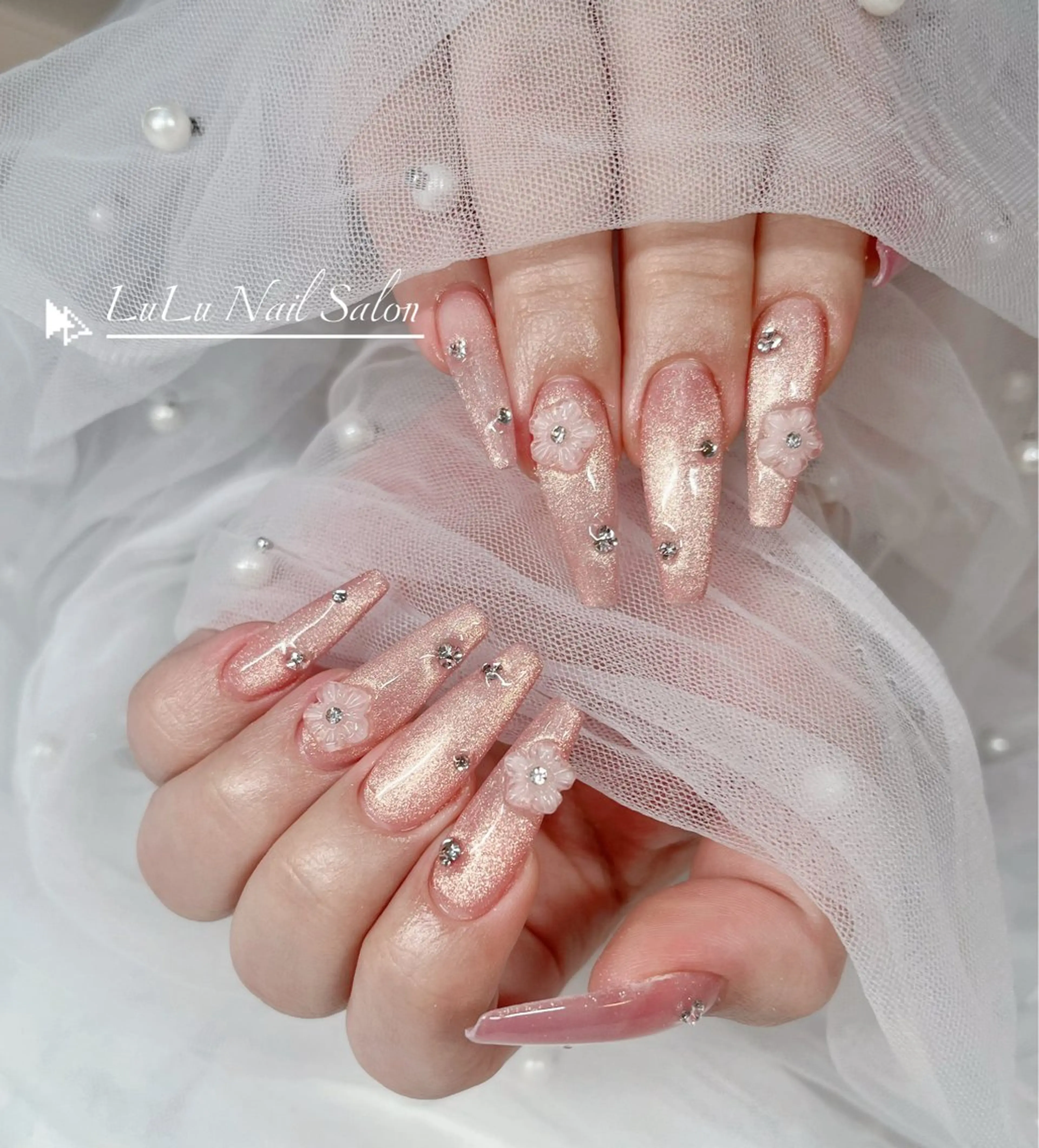 ネイル マグネットネイル ハンドネイル LULU Nail salonみどりのネイルデザイン