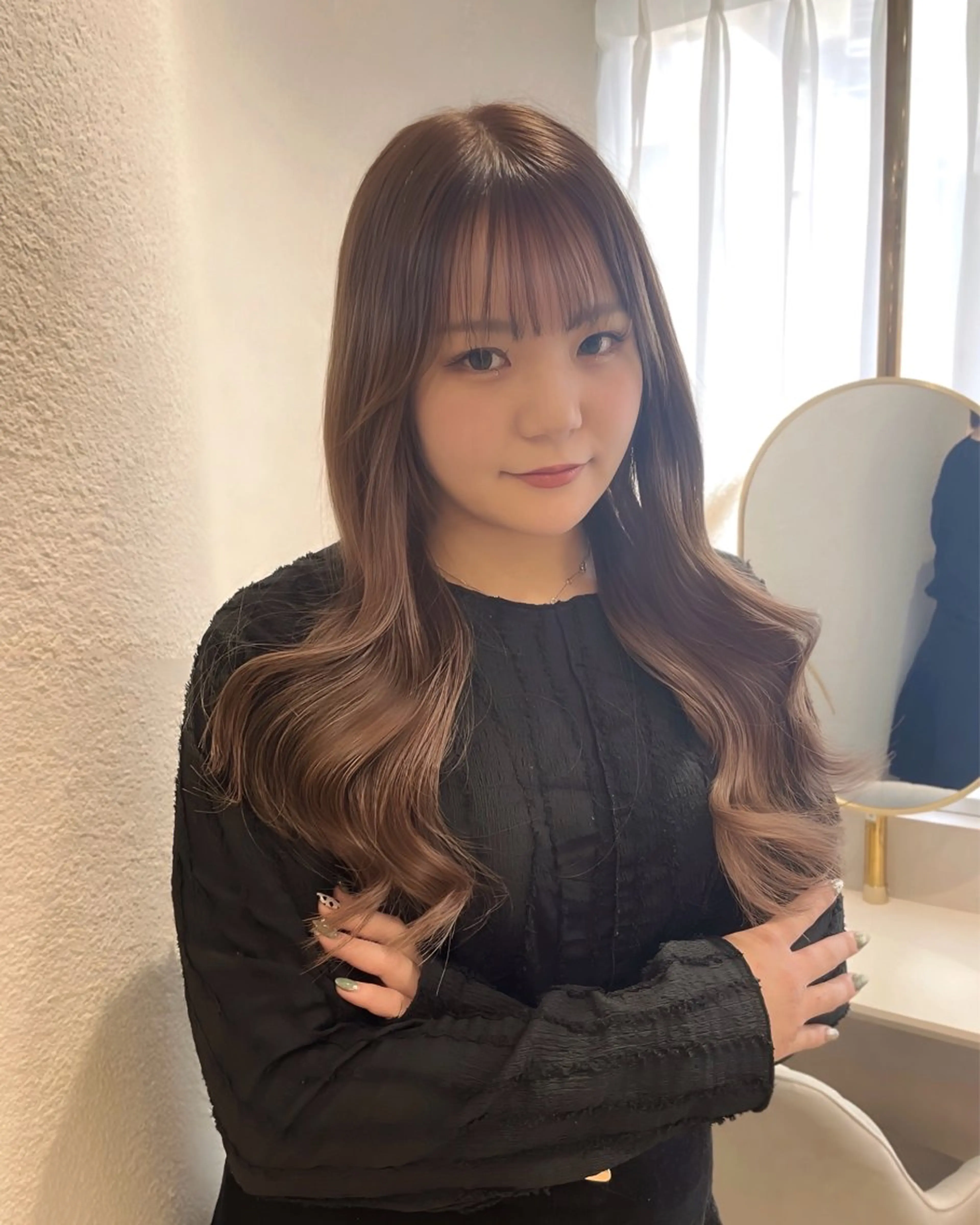 ロング カラー エクステ MIRAC所属・Ryoichi🩶 韓国ヘア/ハイトーンのヘアスタイル