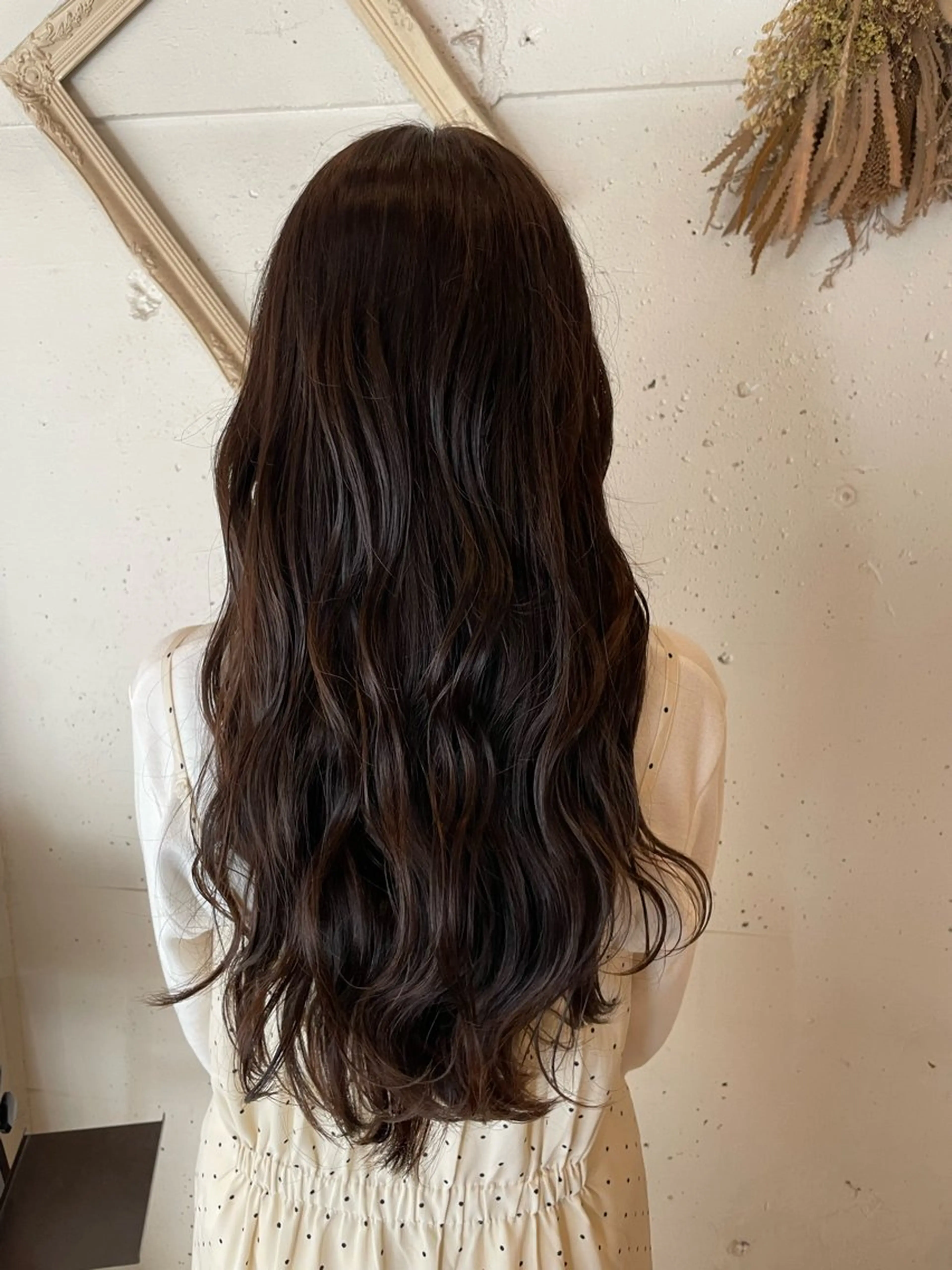 ロング カラー ヘアカラー トリートメント いまじゅく あおいのヘアスタイル