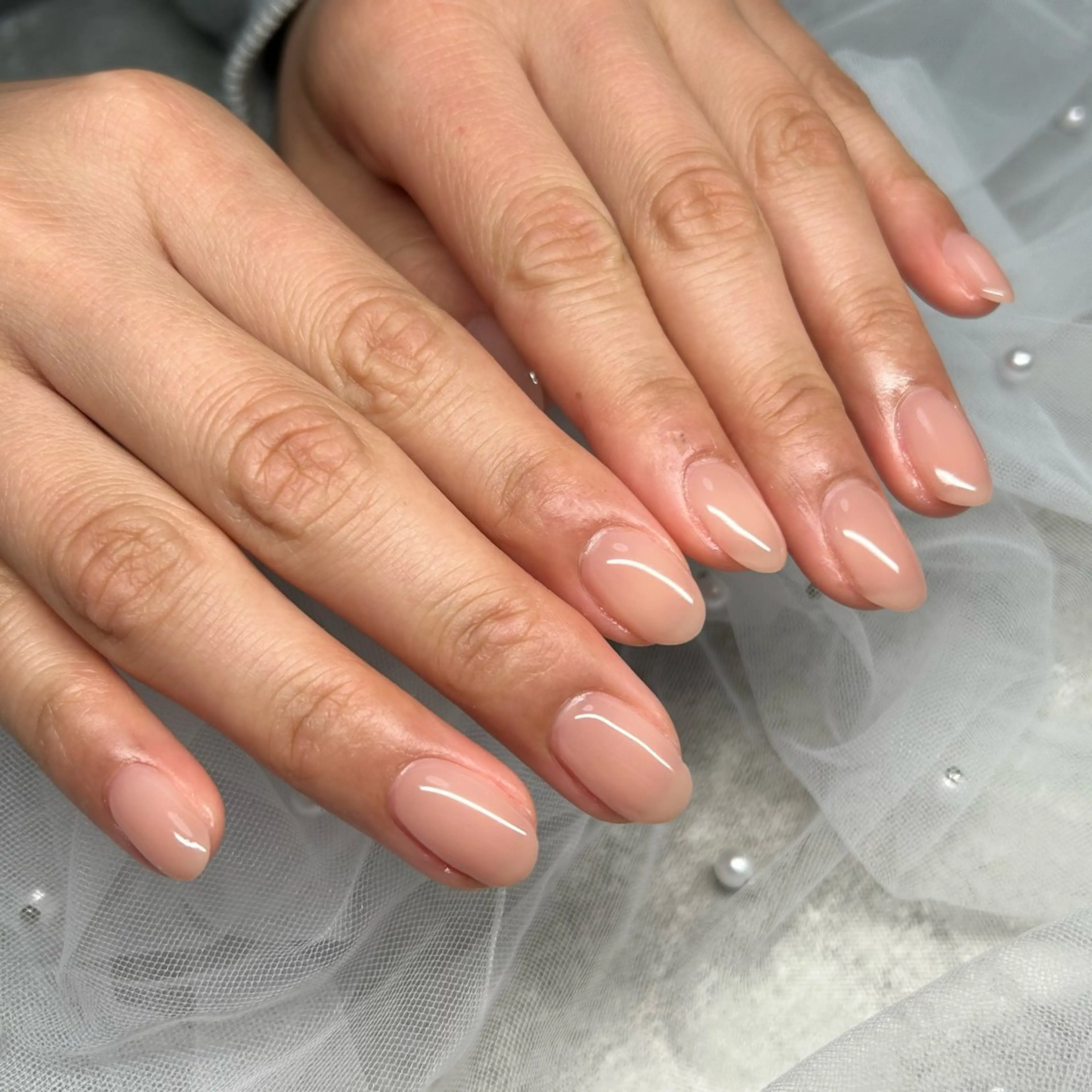 ネイル ワンカラーネイル ハンドネイル ten nail salon　かえでのネイルデザイン