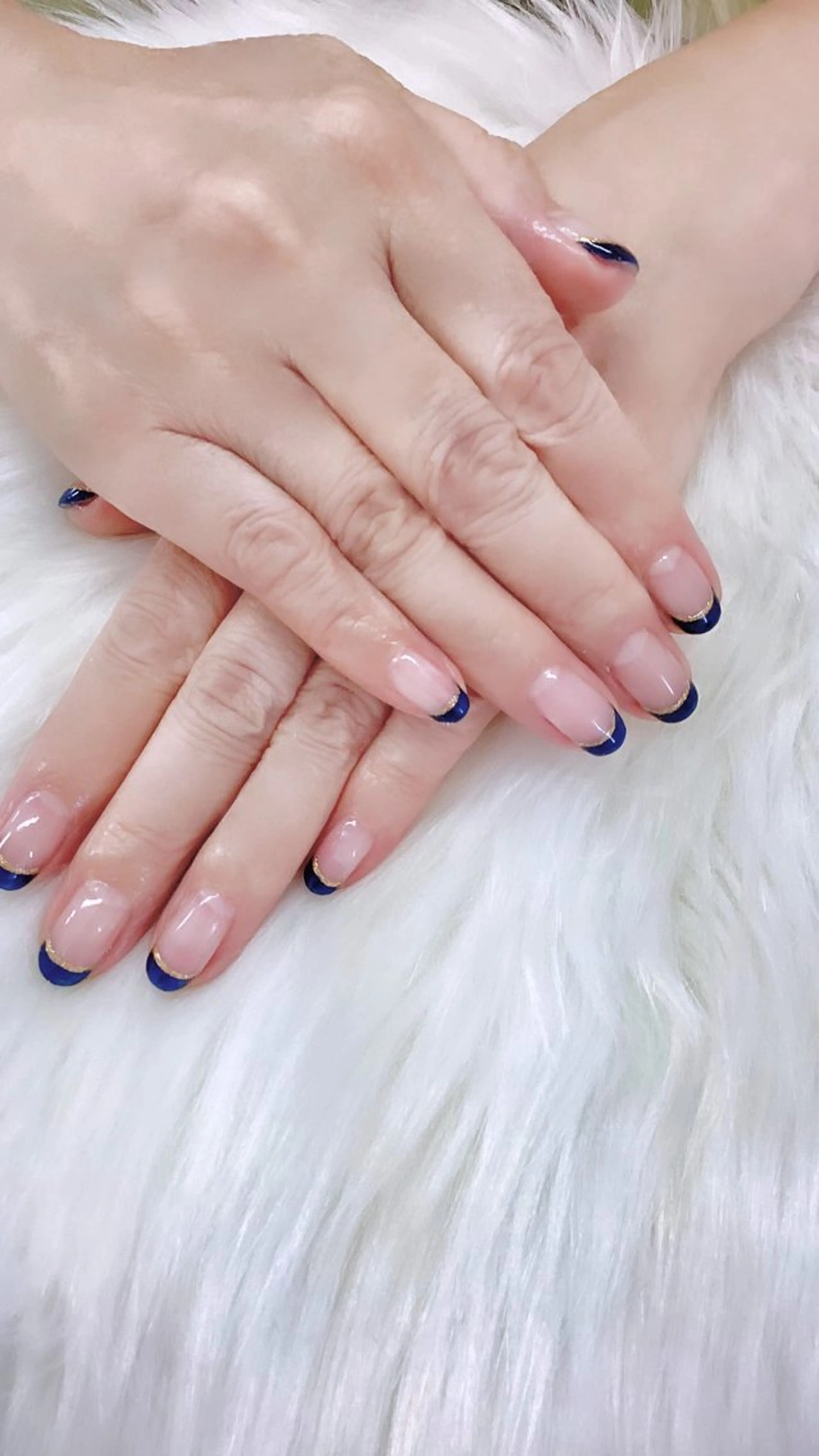 【京橋・桜ノ宮・都島】ご新規様ハンドジェルネイルフレンチ ★ オフ無料7100円→4900円※指名料込みの写真