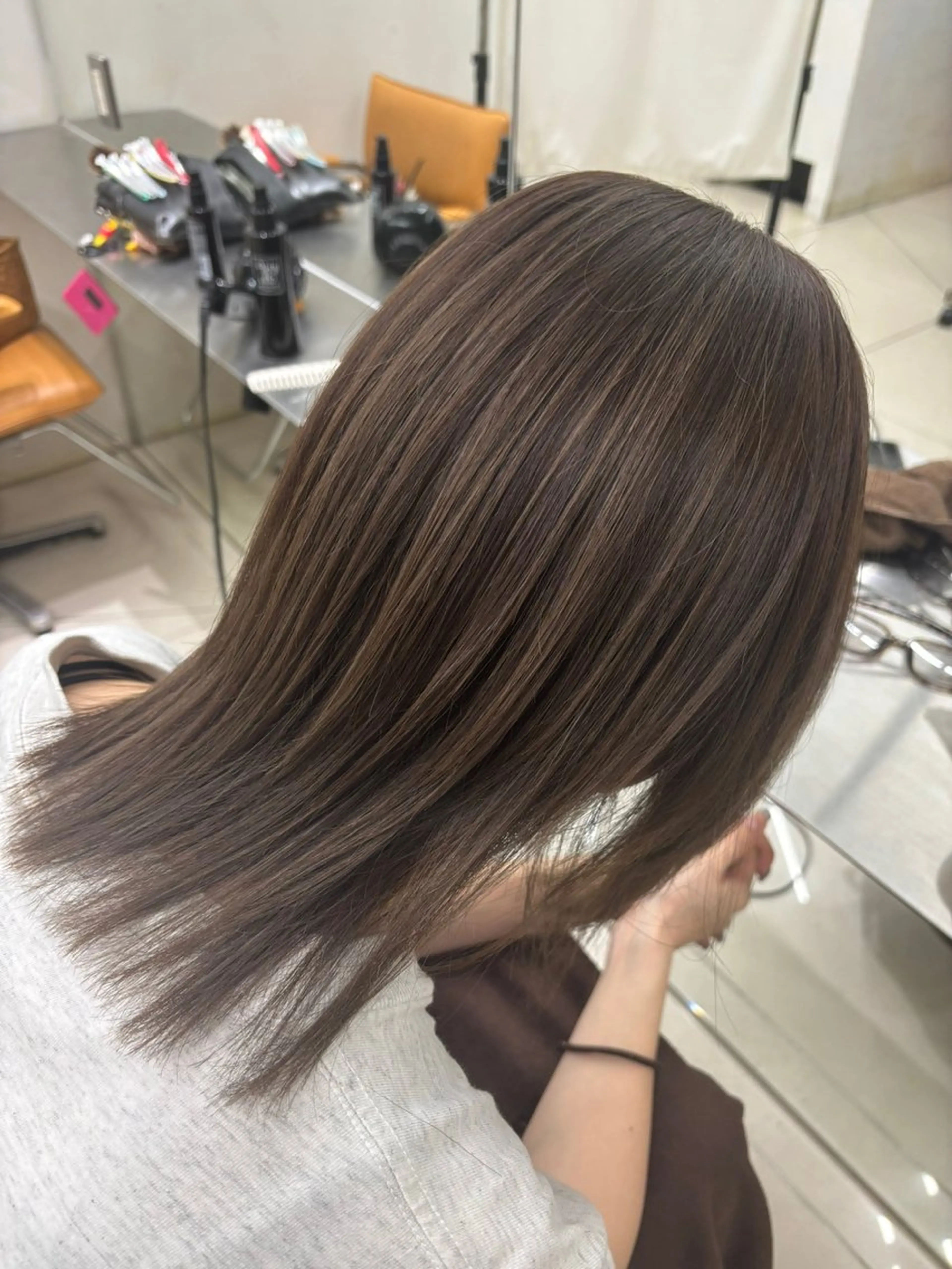 ミディアム カラー ヘアカラー 〖カラー特化型✨️〗 さとうあやめのヘアスタイル
