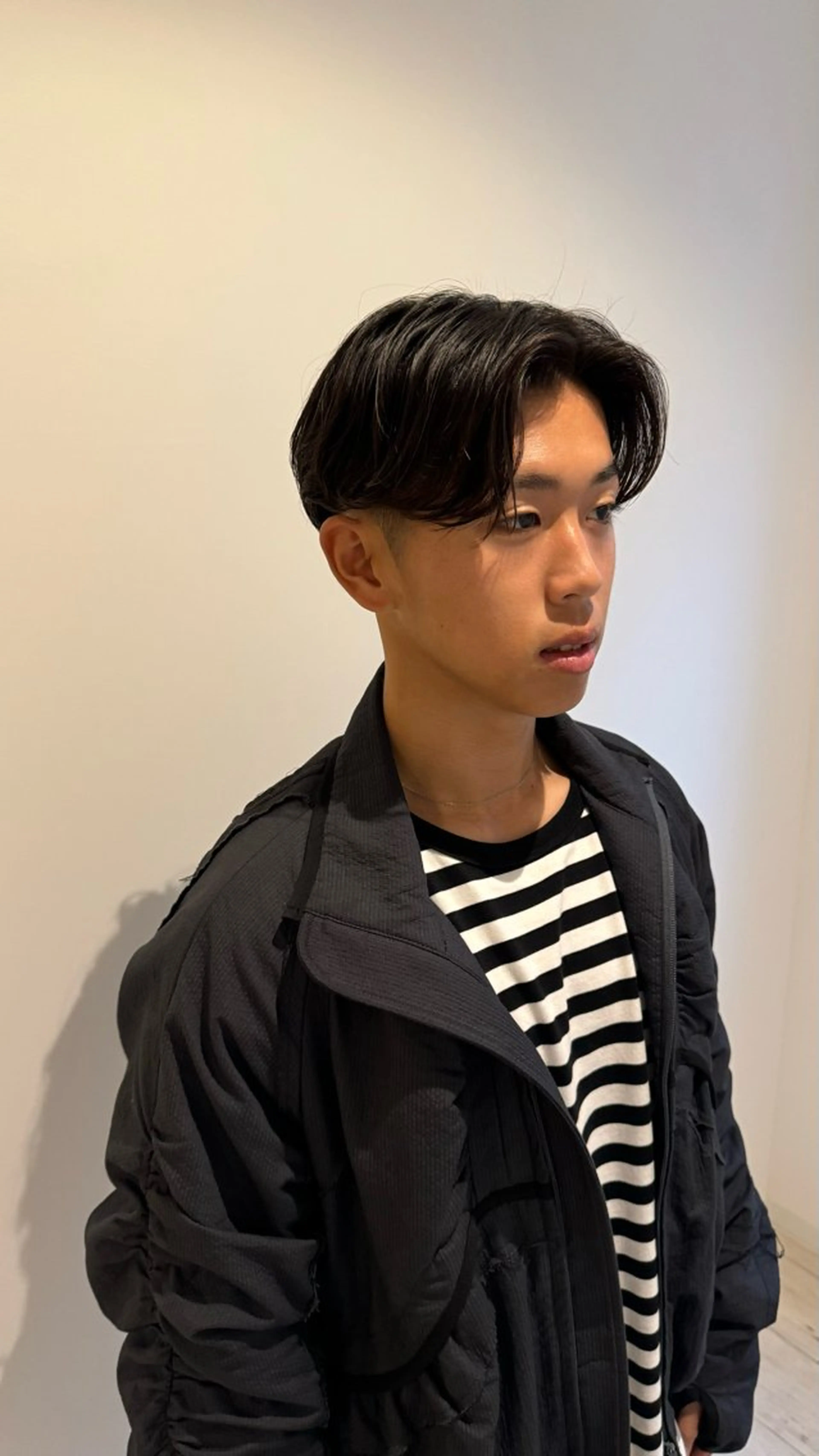 ショート パーマ メンズ カット パーマ Real me　京都 四条烏丸ドゥエ店所属・タナカ｜ 京都美容師のヘアスタイル