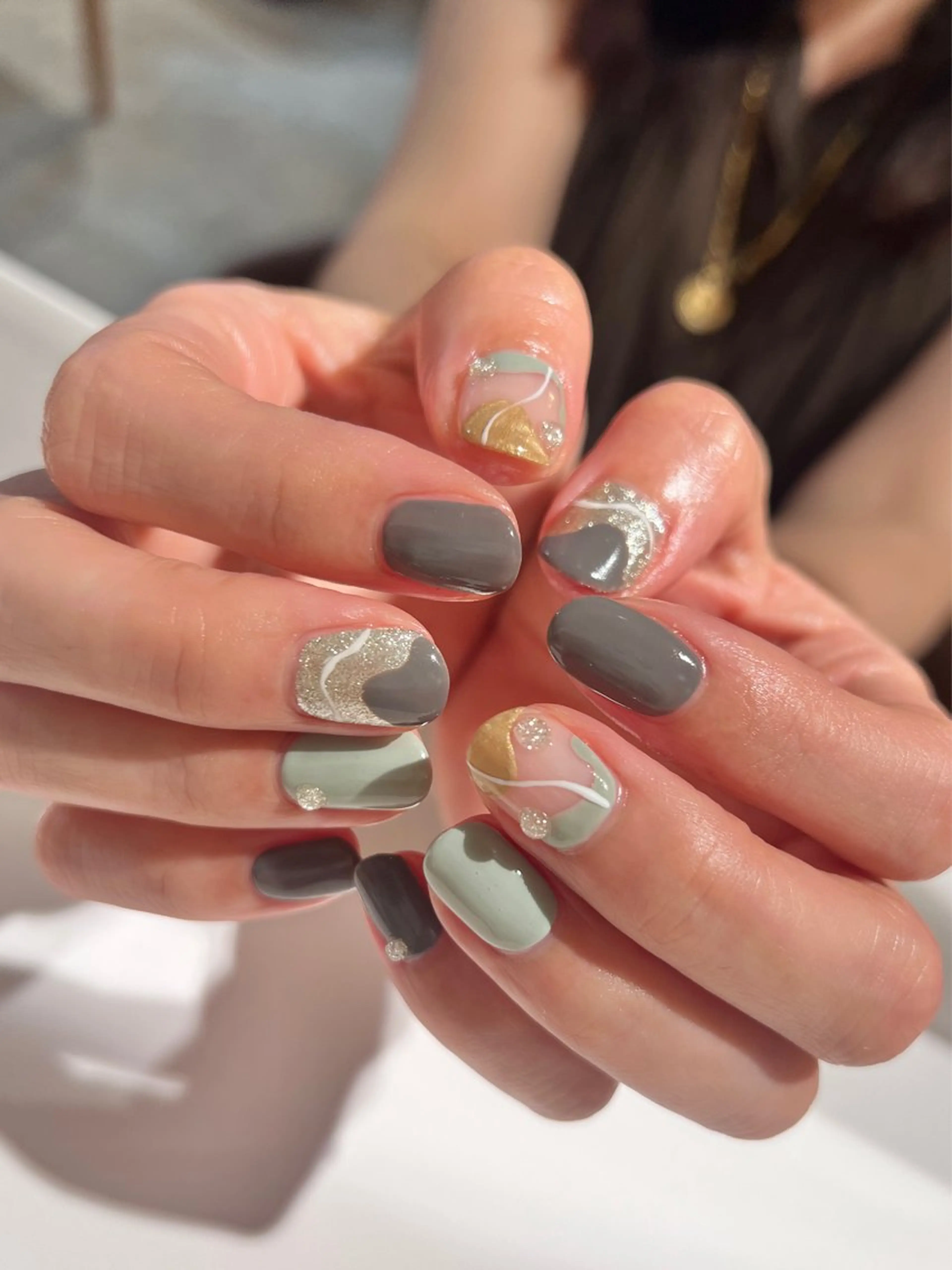 ネイル シンプルネイル 深田 美雪のネイルデザイン