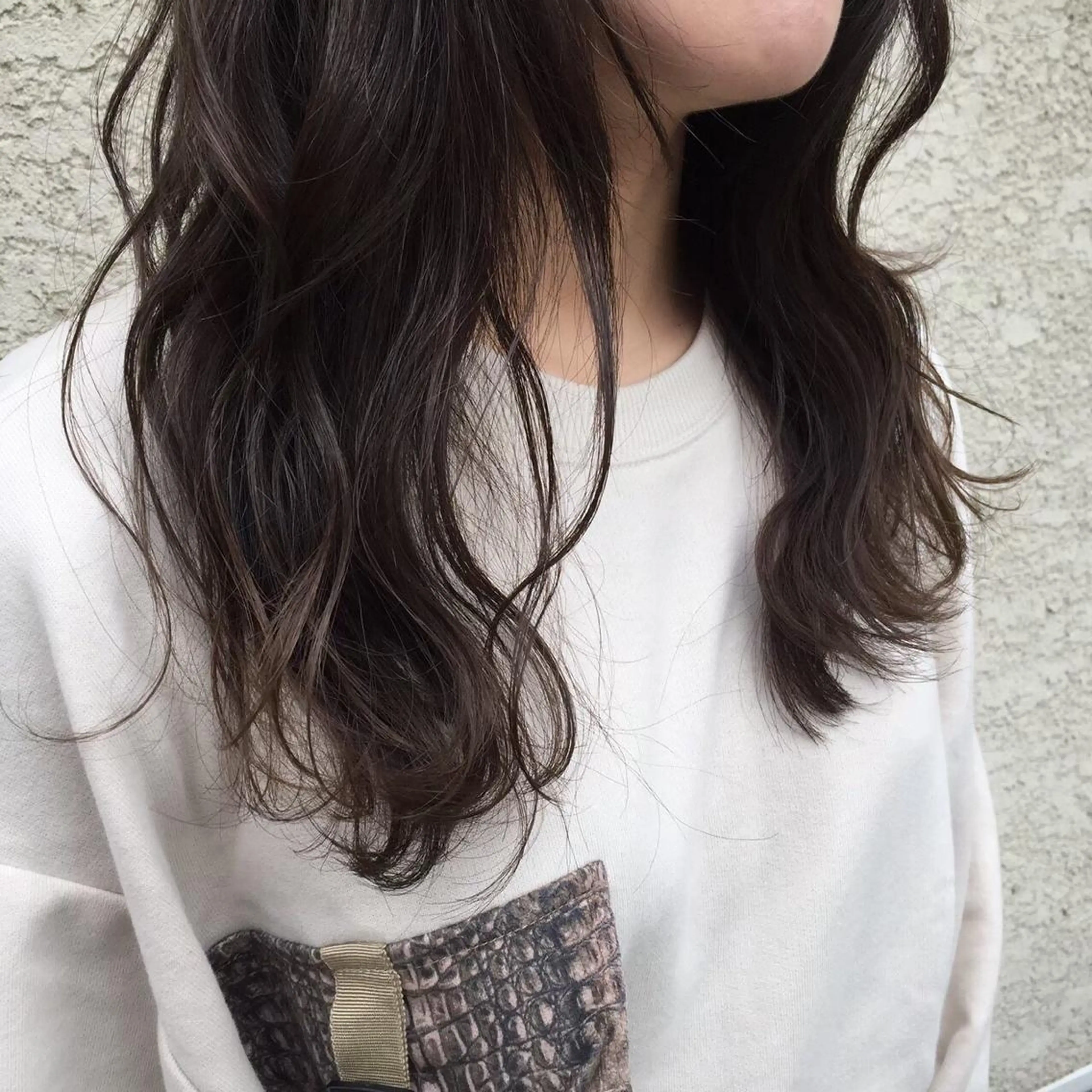 セミロング カラー カット ヘアカラー トリートメント 中津/柔らかカラー/ ナガオ　イズミのヘアスタイル