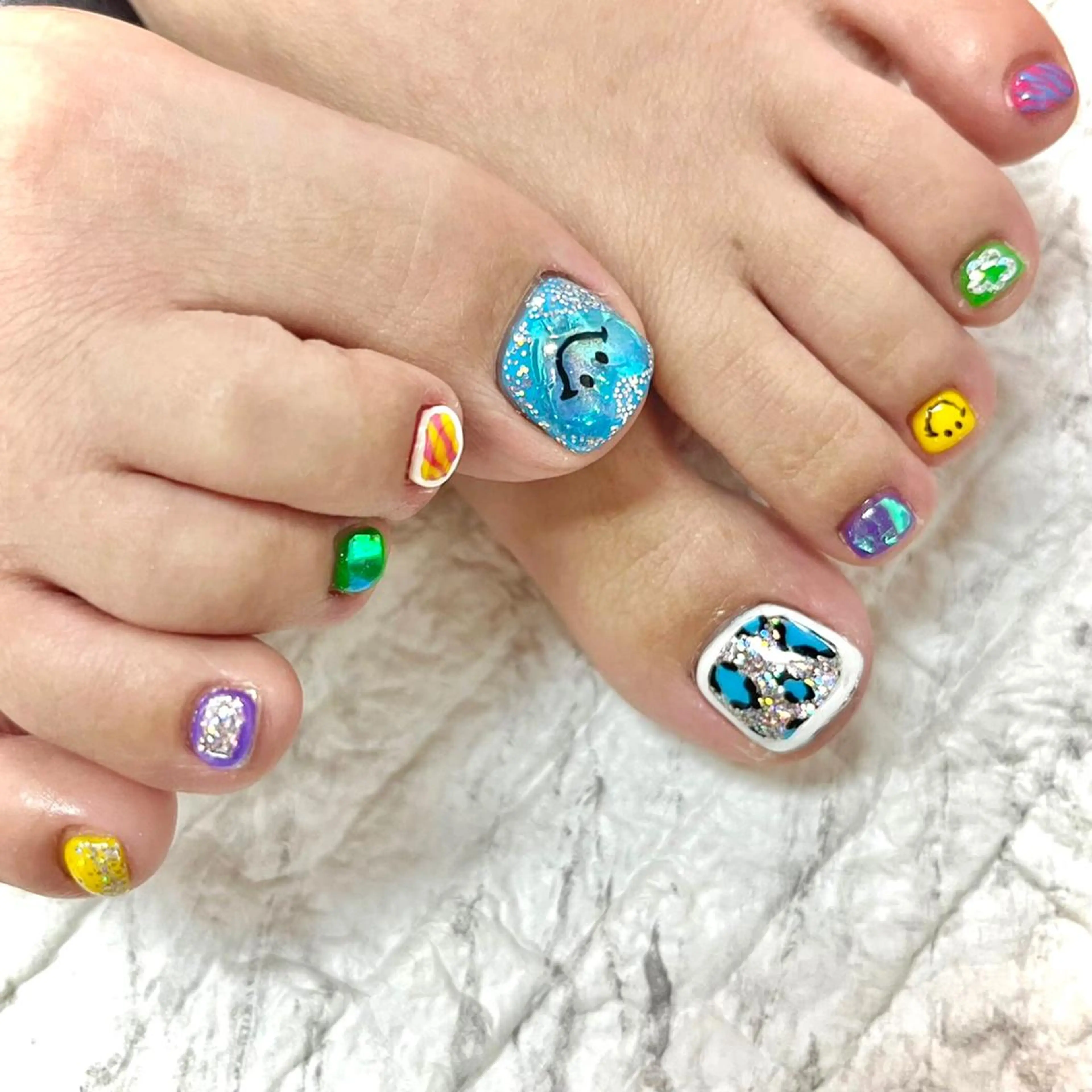 ネイル フットネイル Alohi nail salonのネイルデザイン
