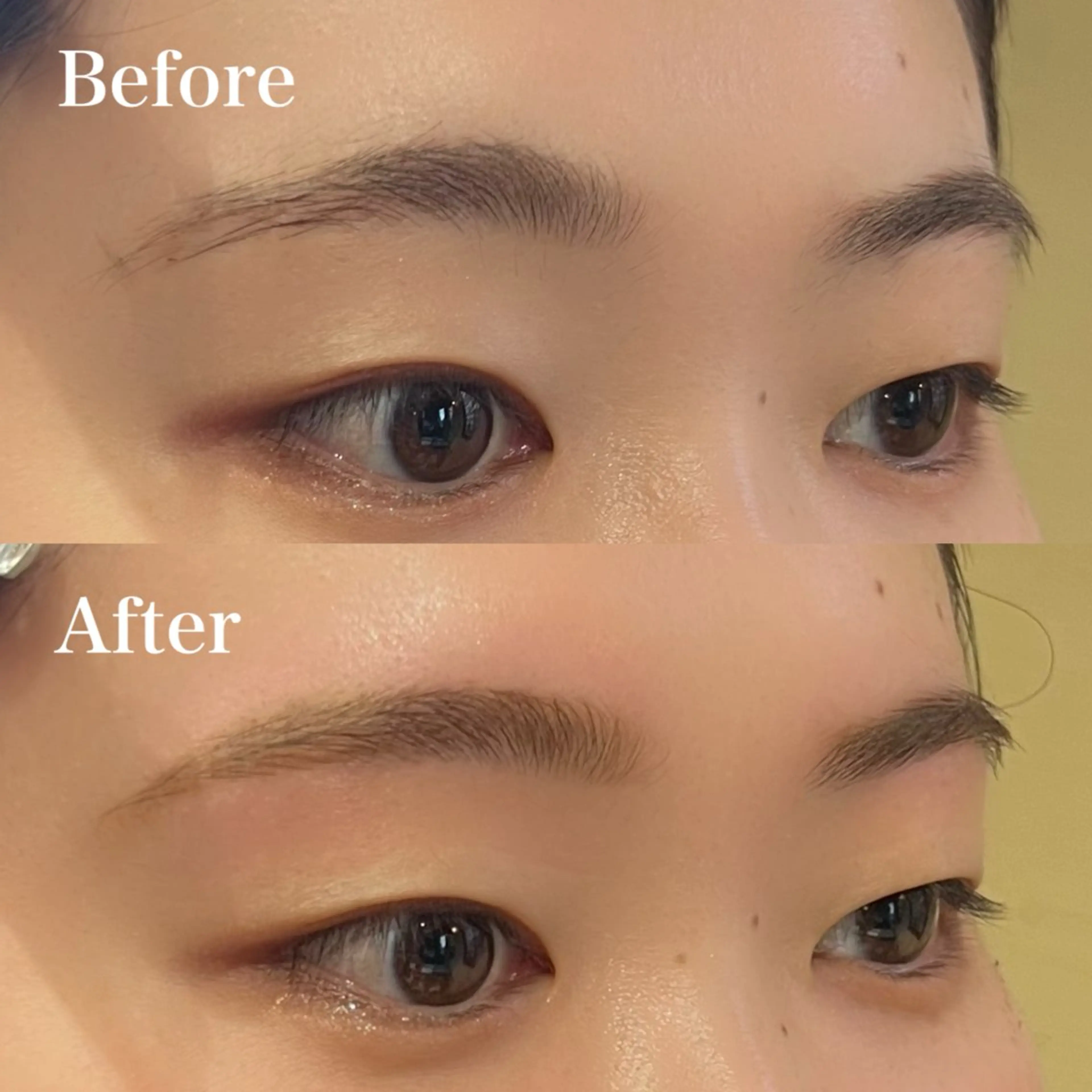 アイブロウ 韓国風アイブロウ Waxまなみのヘアスタイル