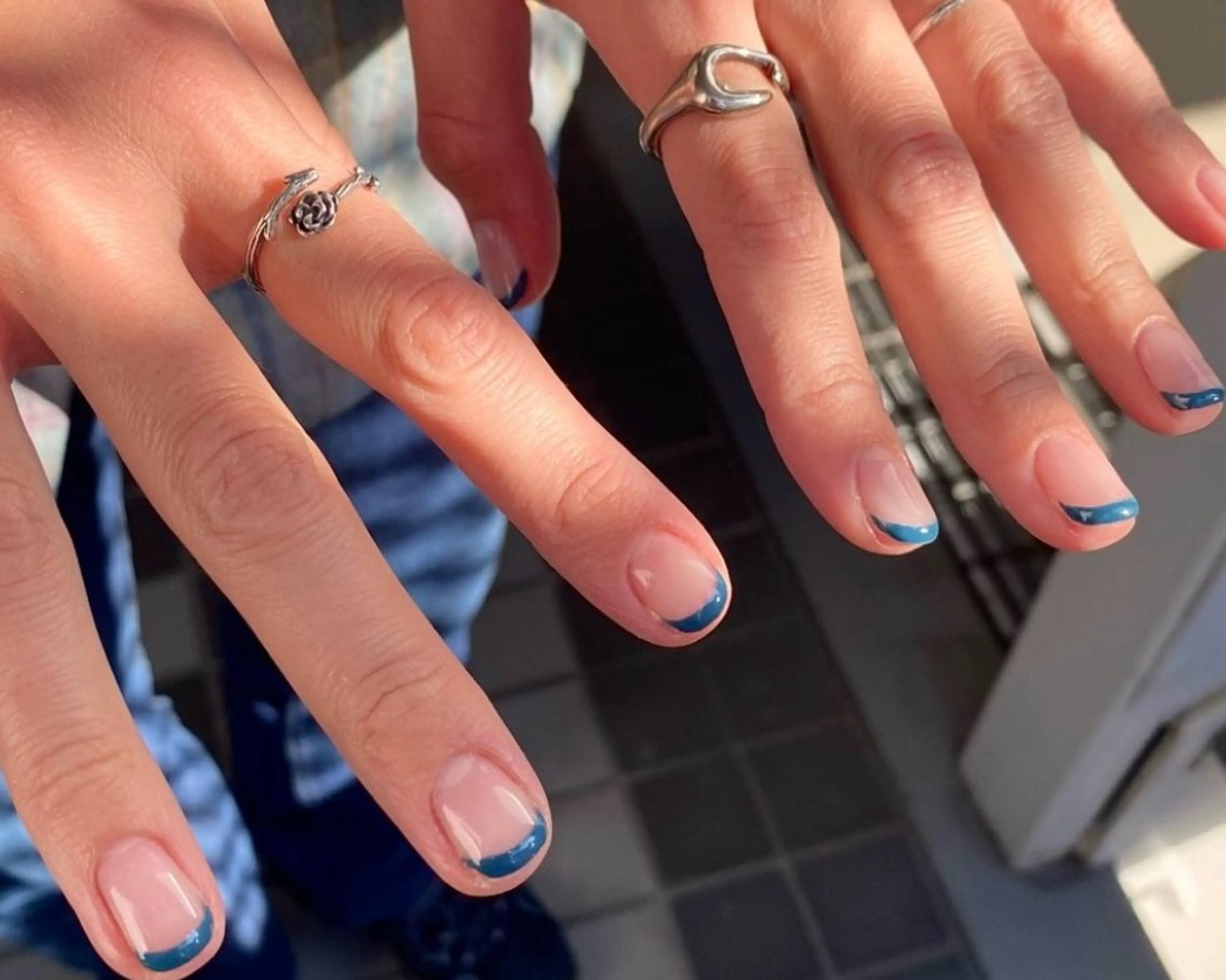 【オフあり】フレンチネイルの写真