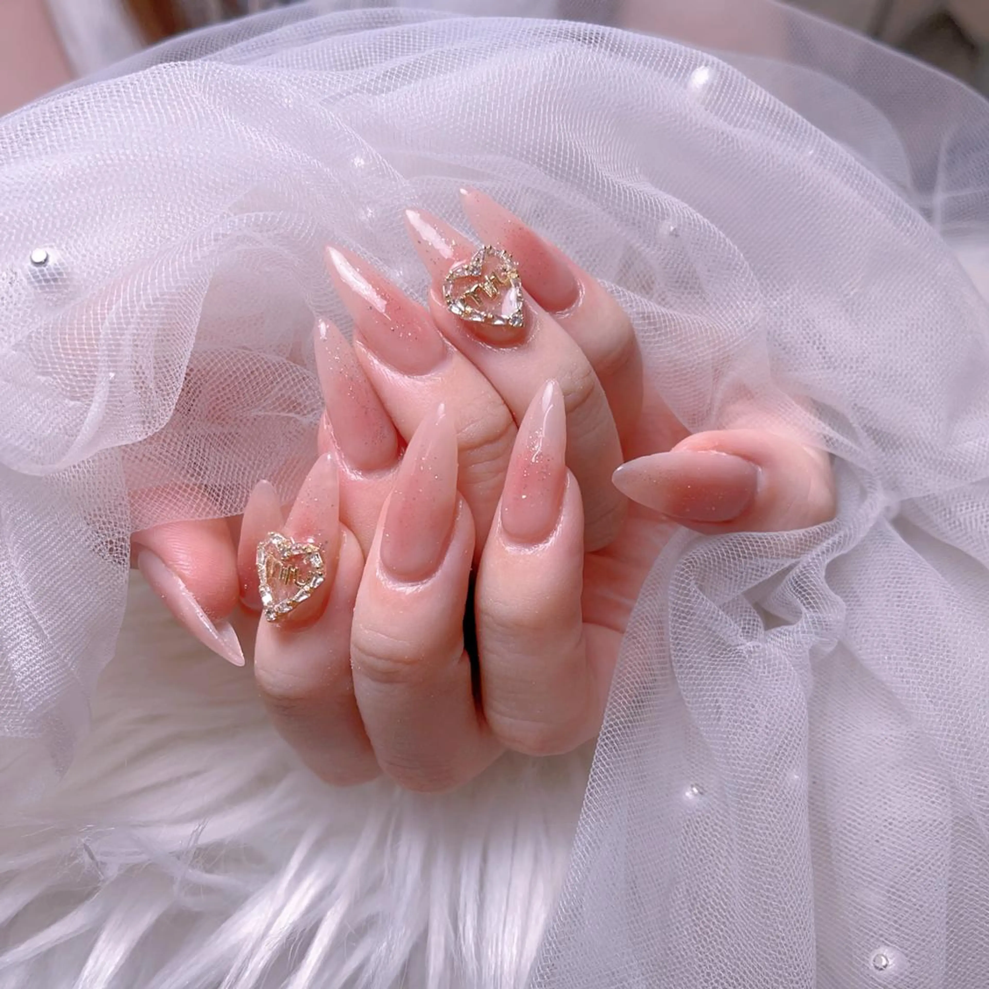 ネイル チークネイル For U nail スカルプ専門店のネイルデザイン