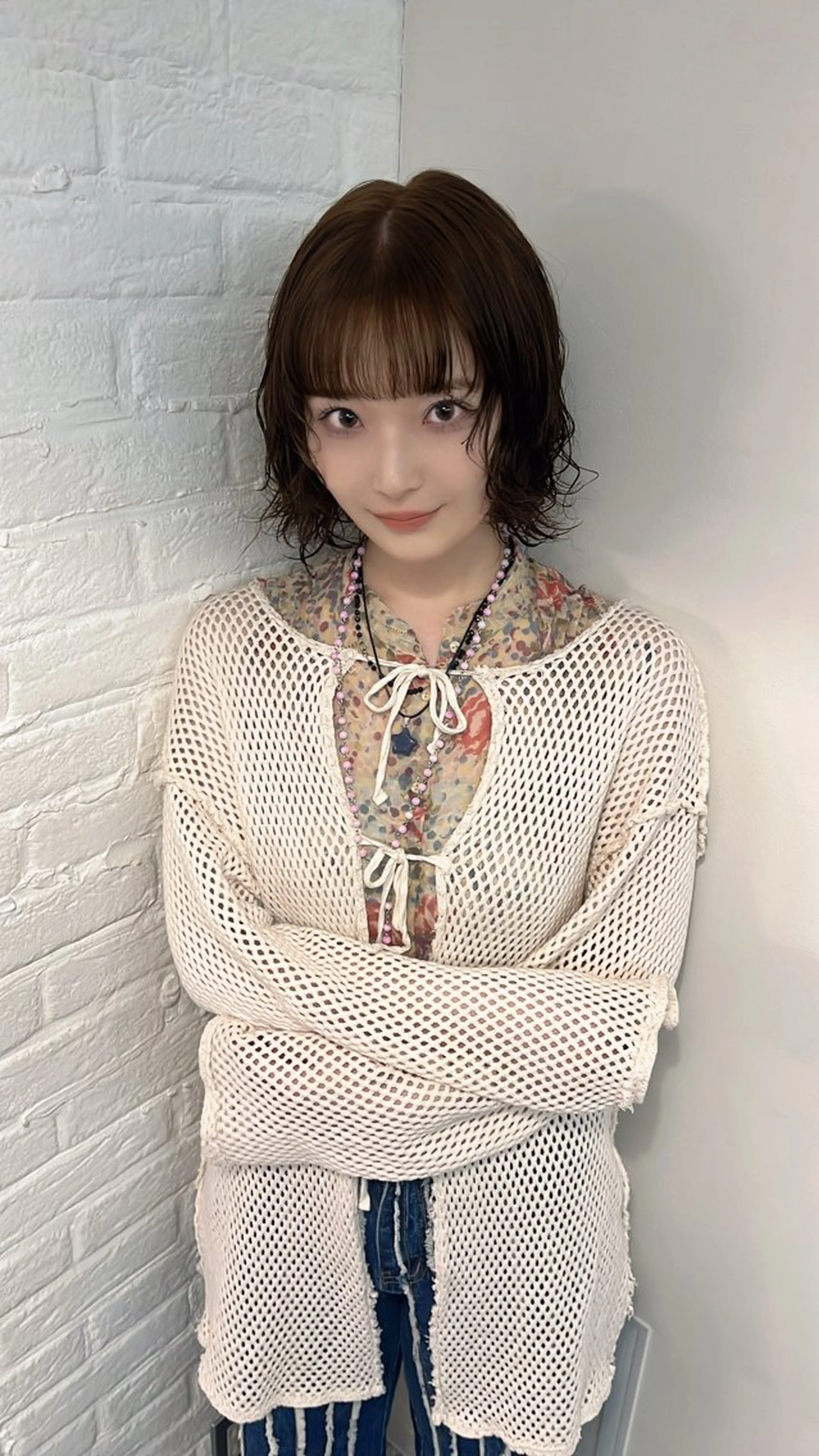 ショート カラー ROVER所属・美咲🤎 /艶カラー /ハイライトカラーのヘアスタイル